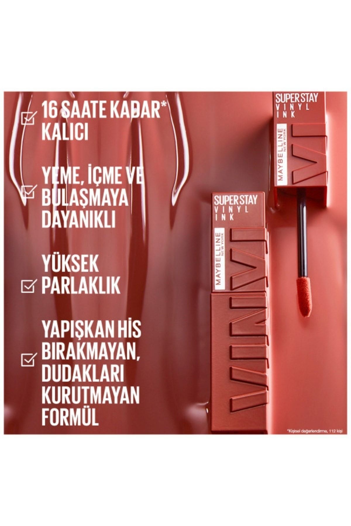 Maybelline New York-Super Stay Vinyl Ink Long Lasting Liquid Glossy Lipstick 110 Awestruck 6