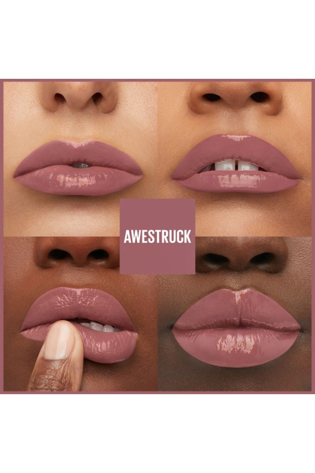 Maybelline New York-Super Stay Vinyl Ink Long Lasting Liquid Glossy Lipstick 110 Awestruck 4