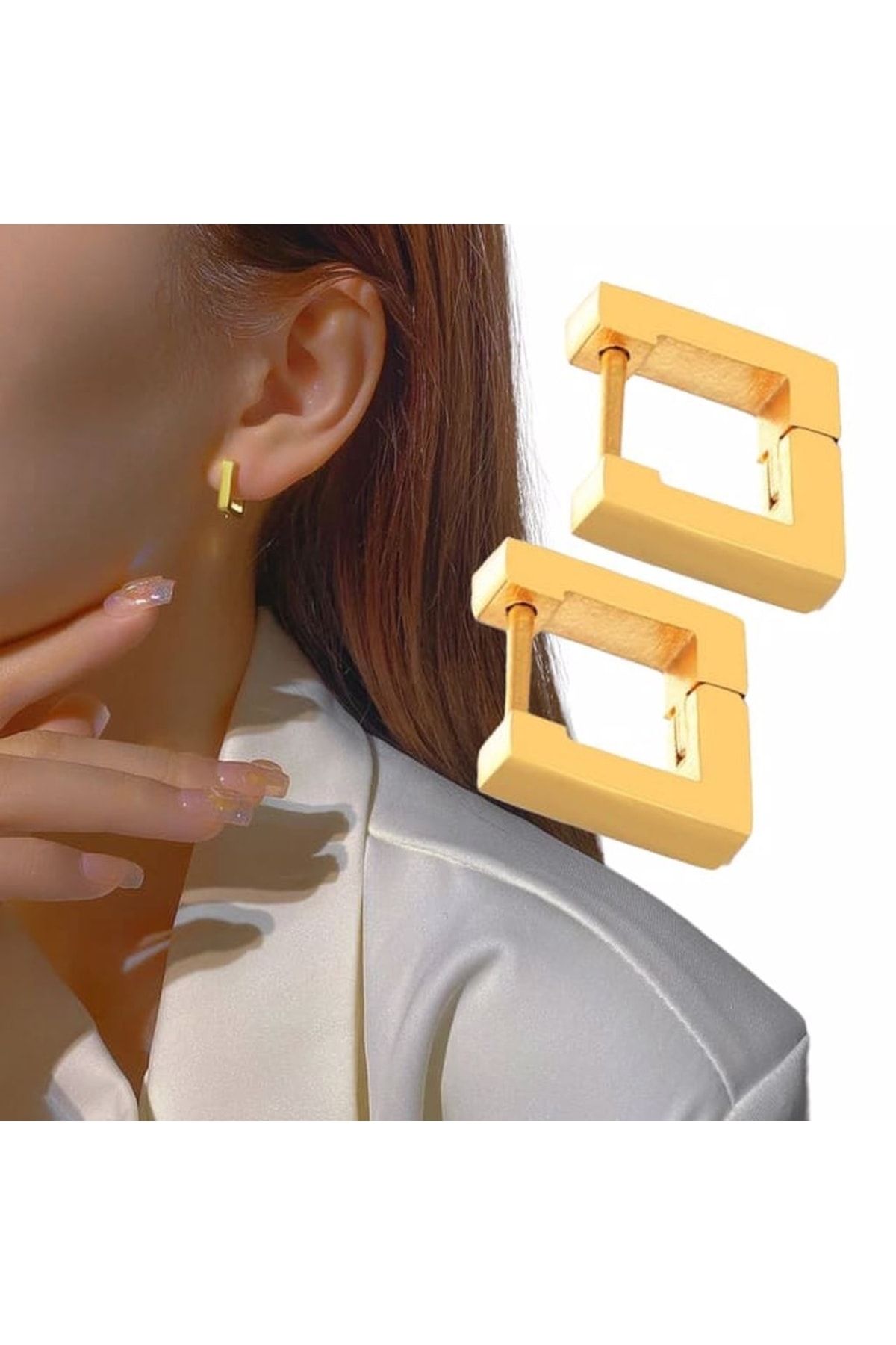 Stainless steel earrings hot sale hypoallergenic