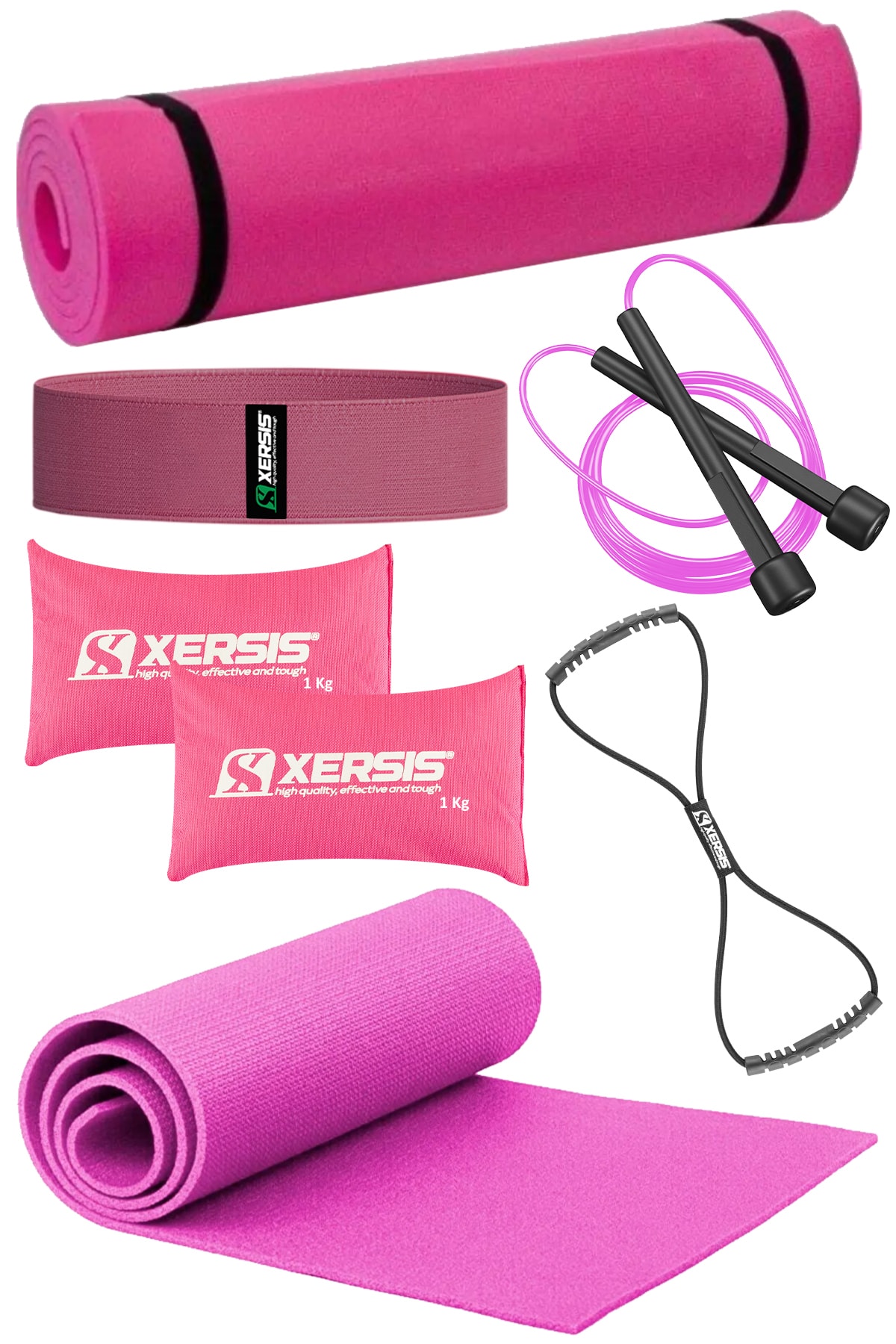 Xersis Basic Set Pilates Seti Yoga Egzersizleri Fitness Ekipmanları ZR9601