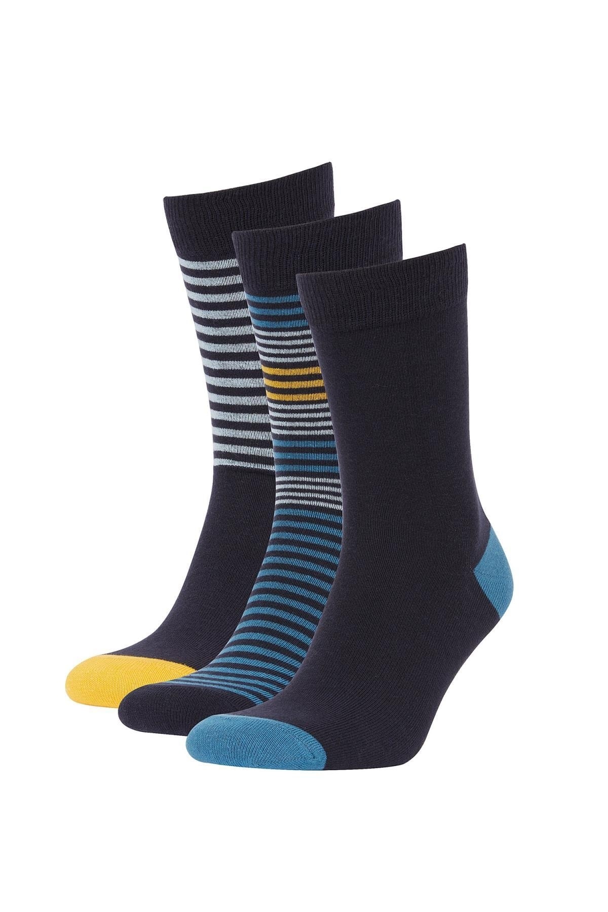 DeFacto Socken Blau 3er-Pack