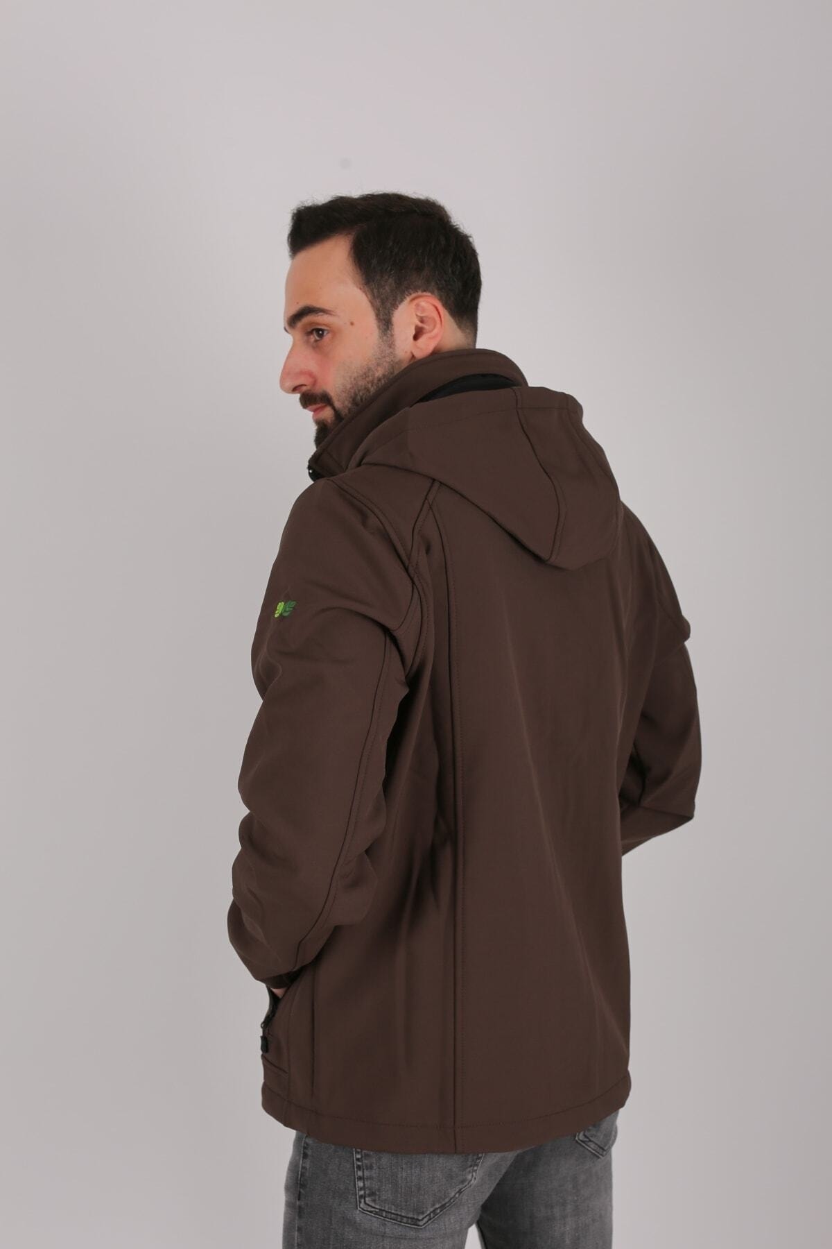 کاپشن مردانه قهوه ای SİBER OUTDOOR | SO-MECSSK-BR اورجینال - تصویر 3
