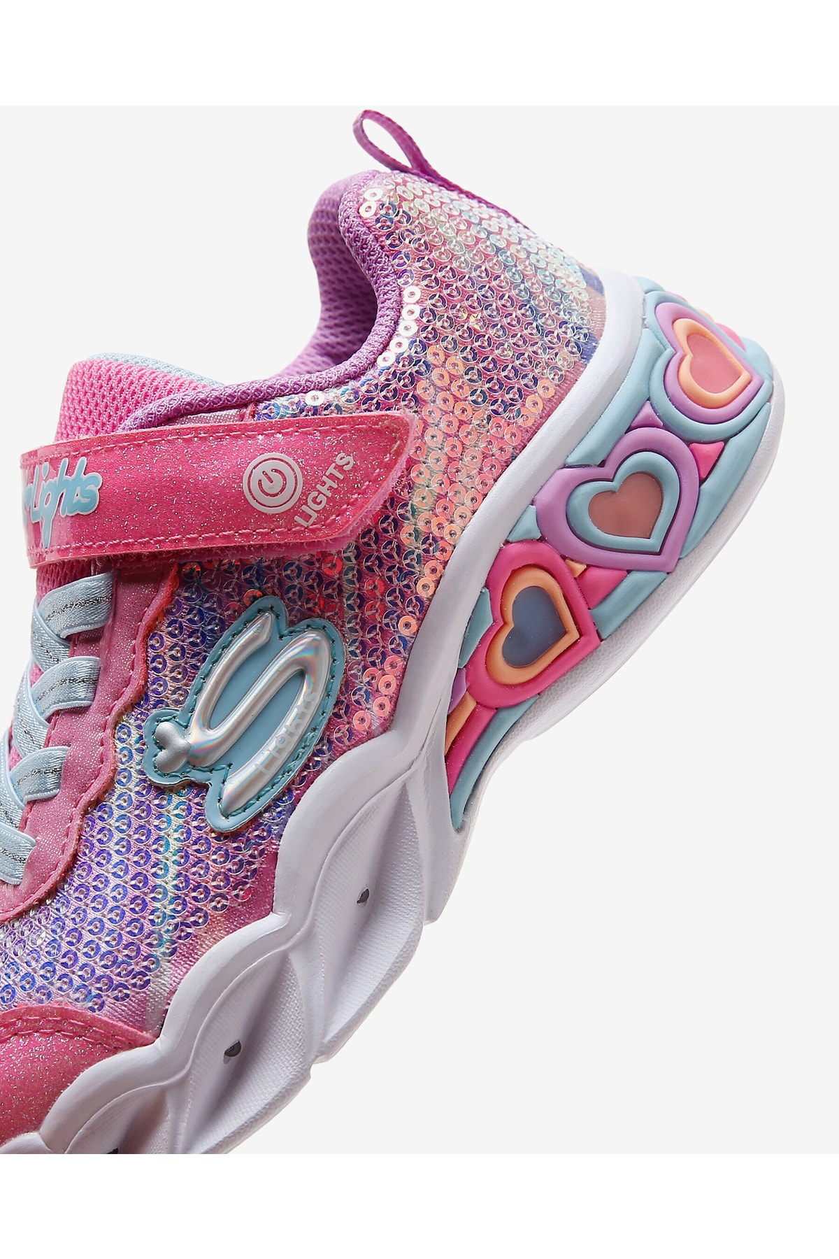 SKECHERS SWEETHEART LİGHTS -LETS SHİNE Büyük Kız Çocuk Pembe