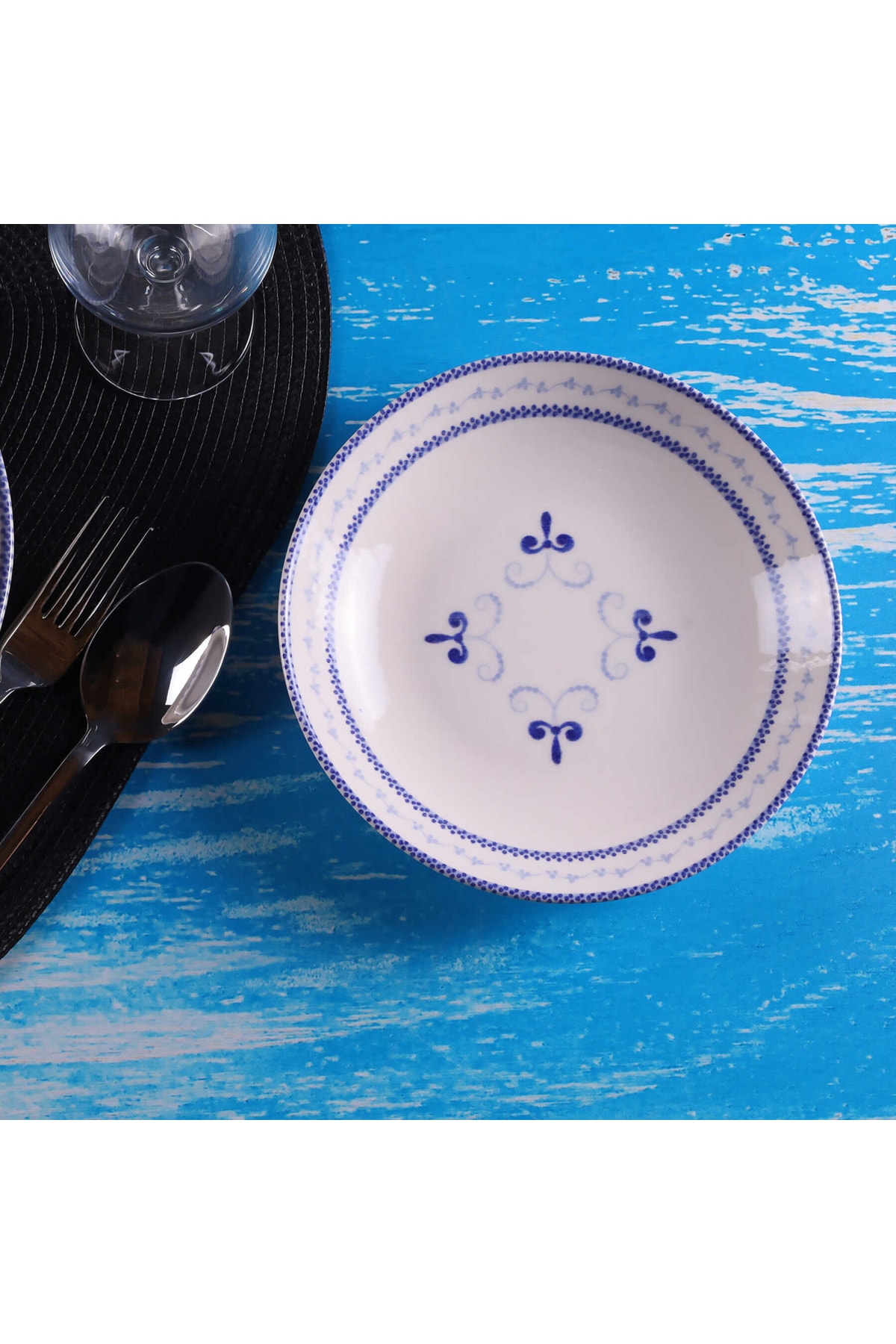 Classic 6 Pieces 19 Cm Deep Plates - Db0775