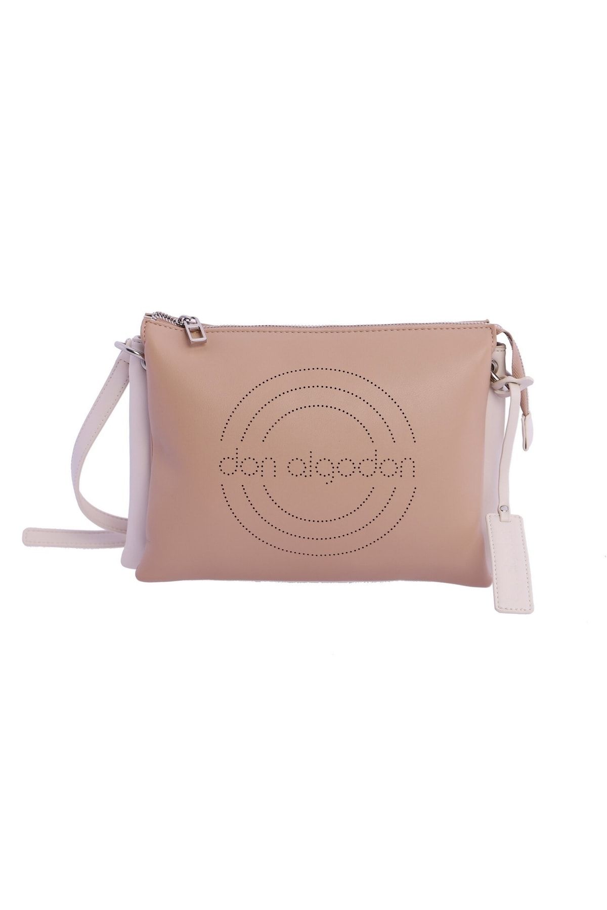 DON ALGODON Messenger Bag Beige Unifarben