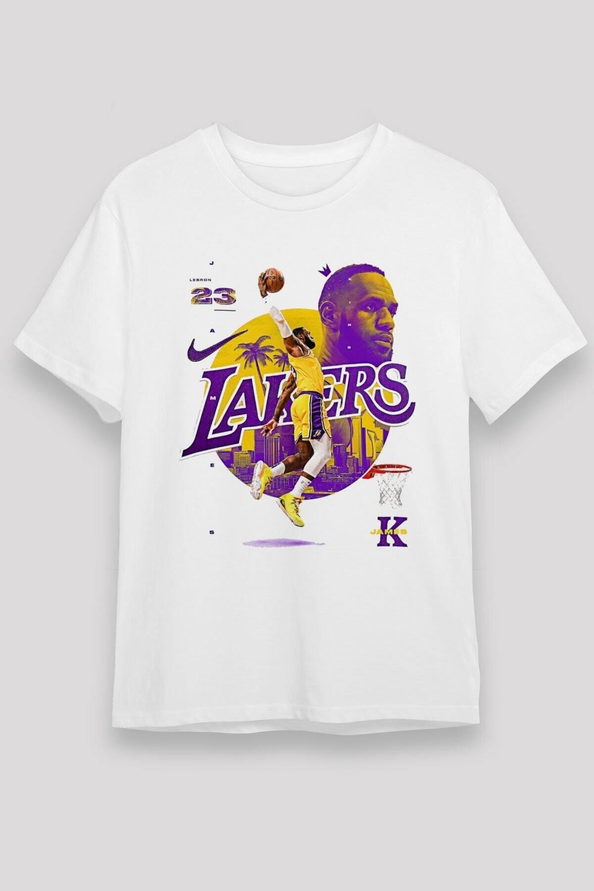 ZOKAWEAR Unisex Oversize Lebron James Printed White T Shirt Tshirt