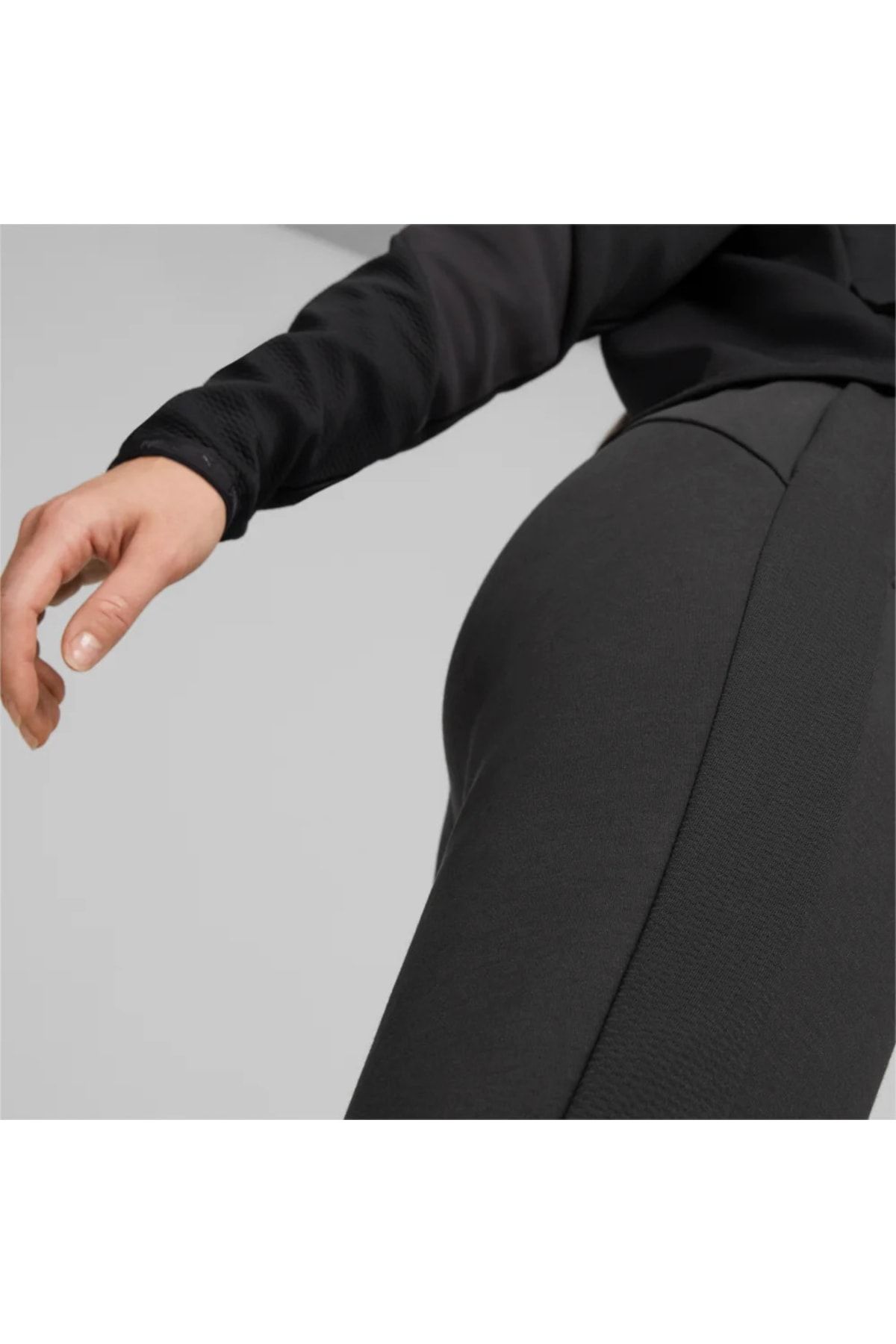 Puma-بنطال رياضي أسود عالي الخصر من EVOSTRIPE67311801 6