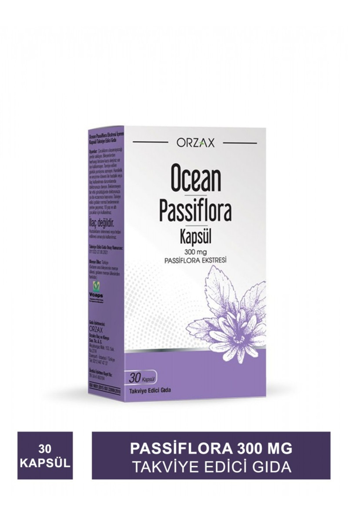 Ocean Passiflora 300 mg 30 Kapsül