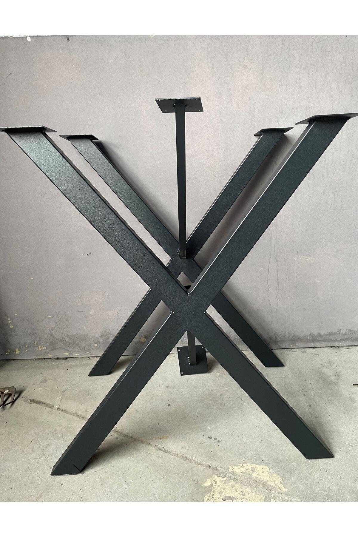 usta mekan Metal Masa Ayağı Kütük Masa Ayağı (x) -30x50- Profil Ayak 2 Adet