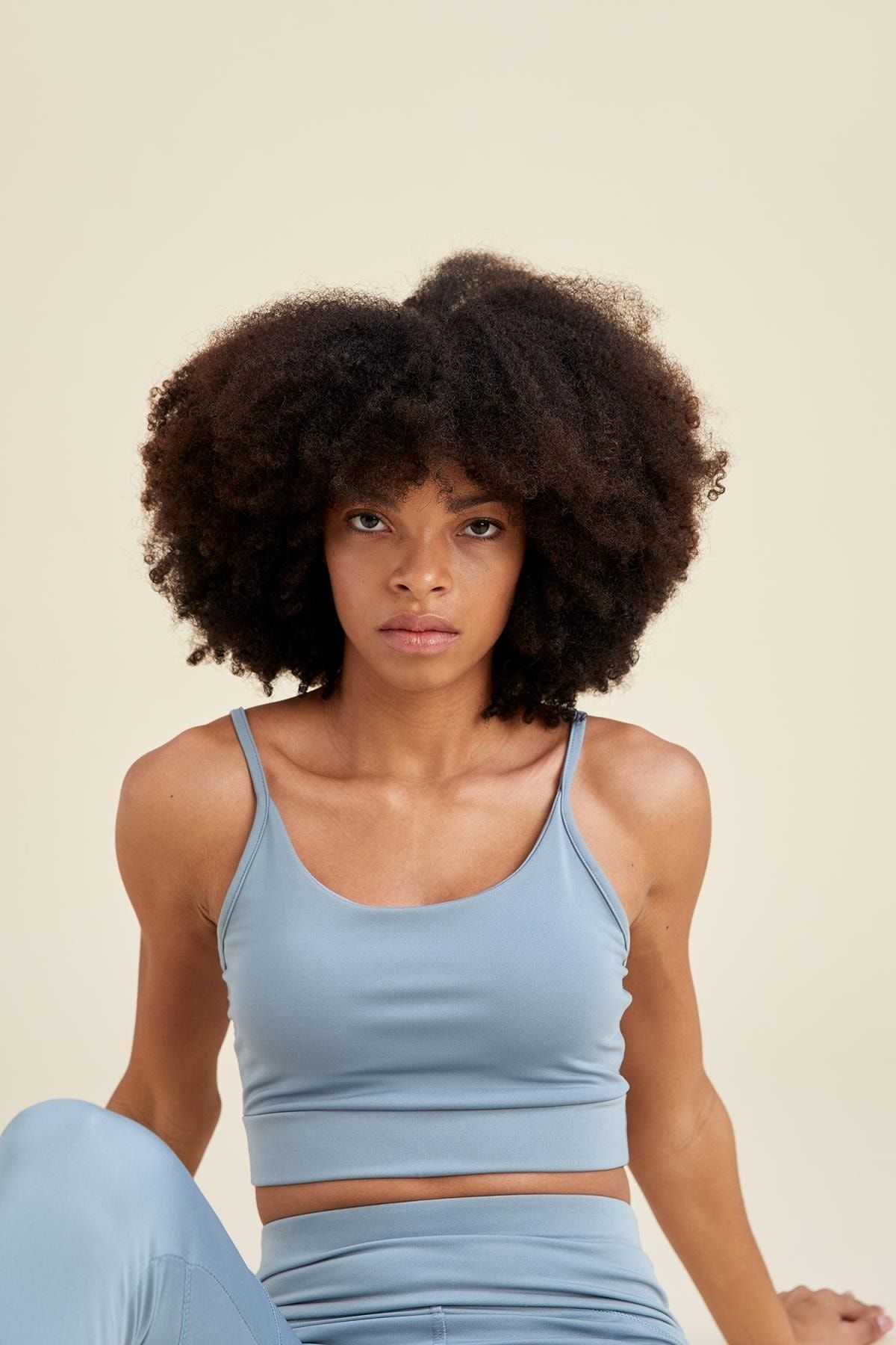 Nike Yoga Luxe crop top in platinum