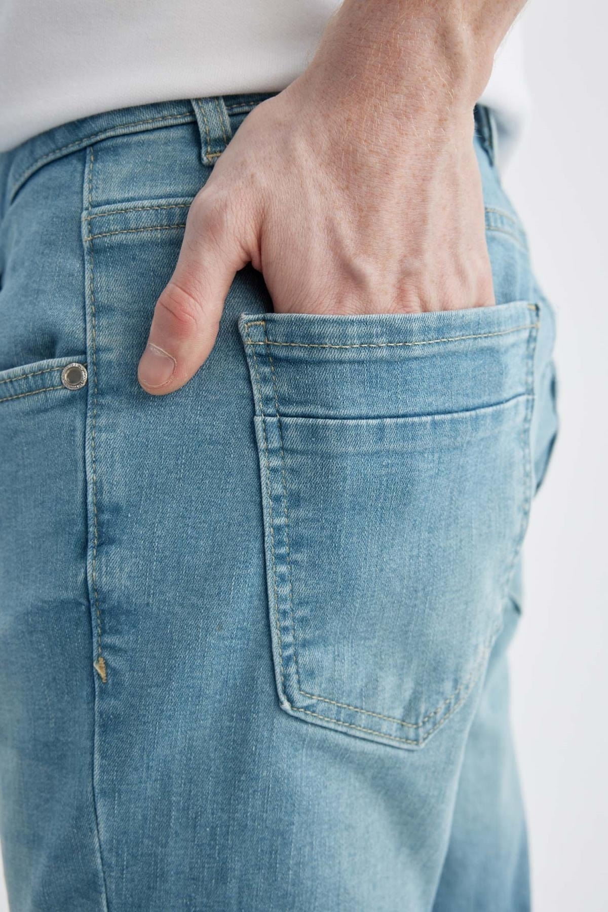 شلوار جین مردانه دفاکتو ترکیه | X6832AZ22SM - تصویر 6