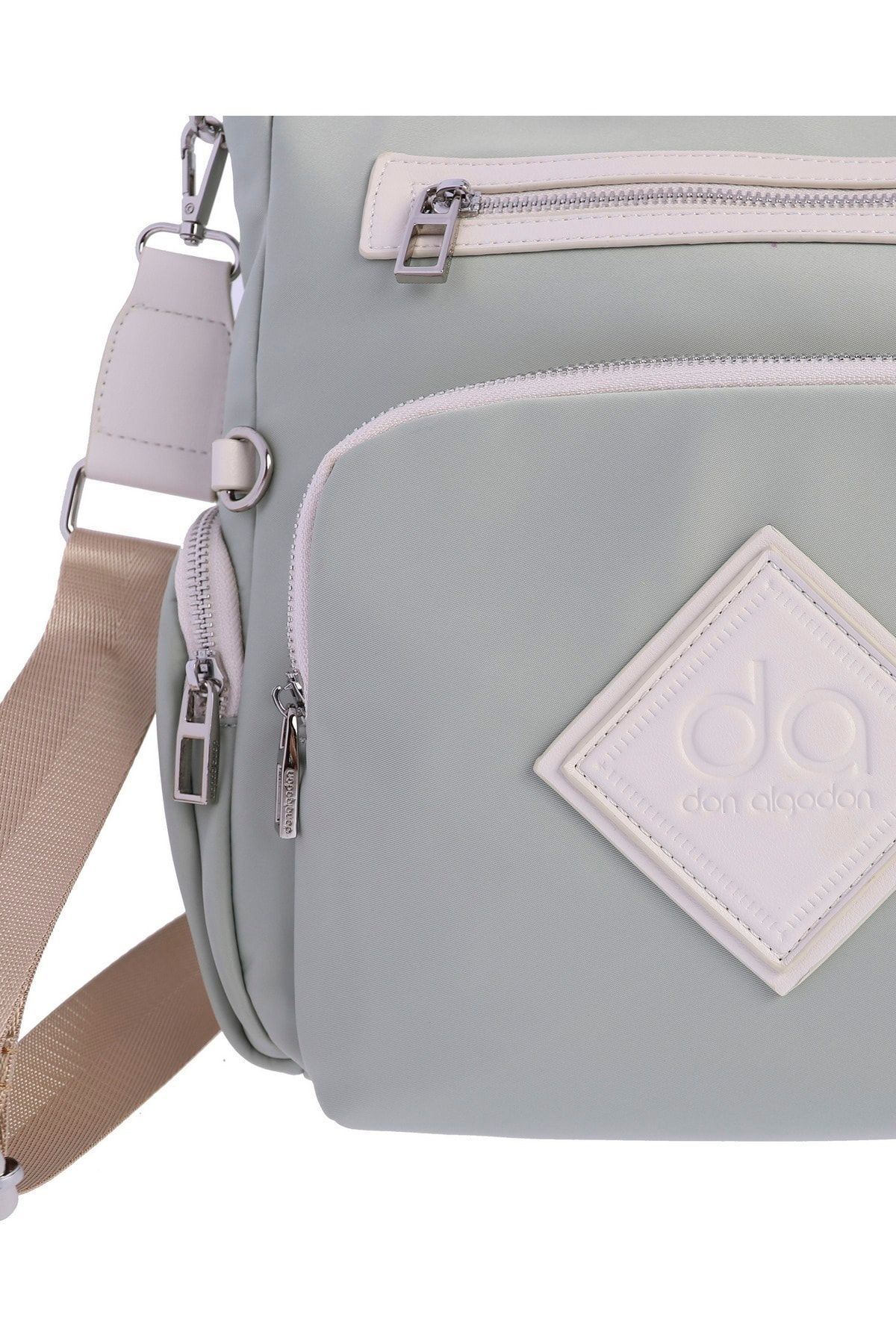DON ALGODON Handtasche Grün Unifarben FN6797