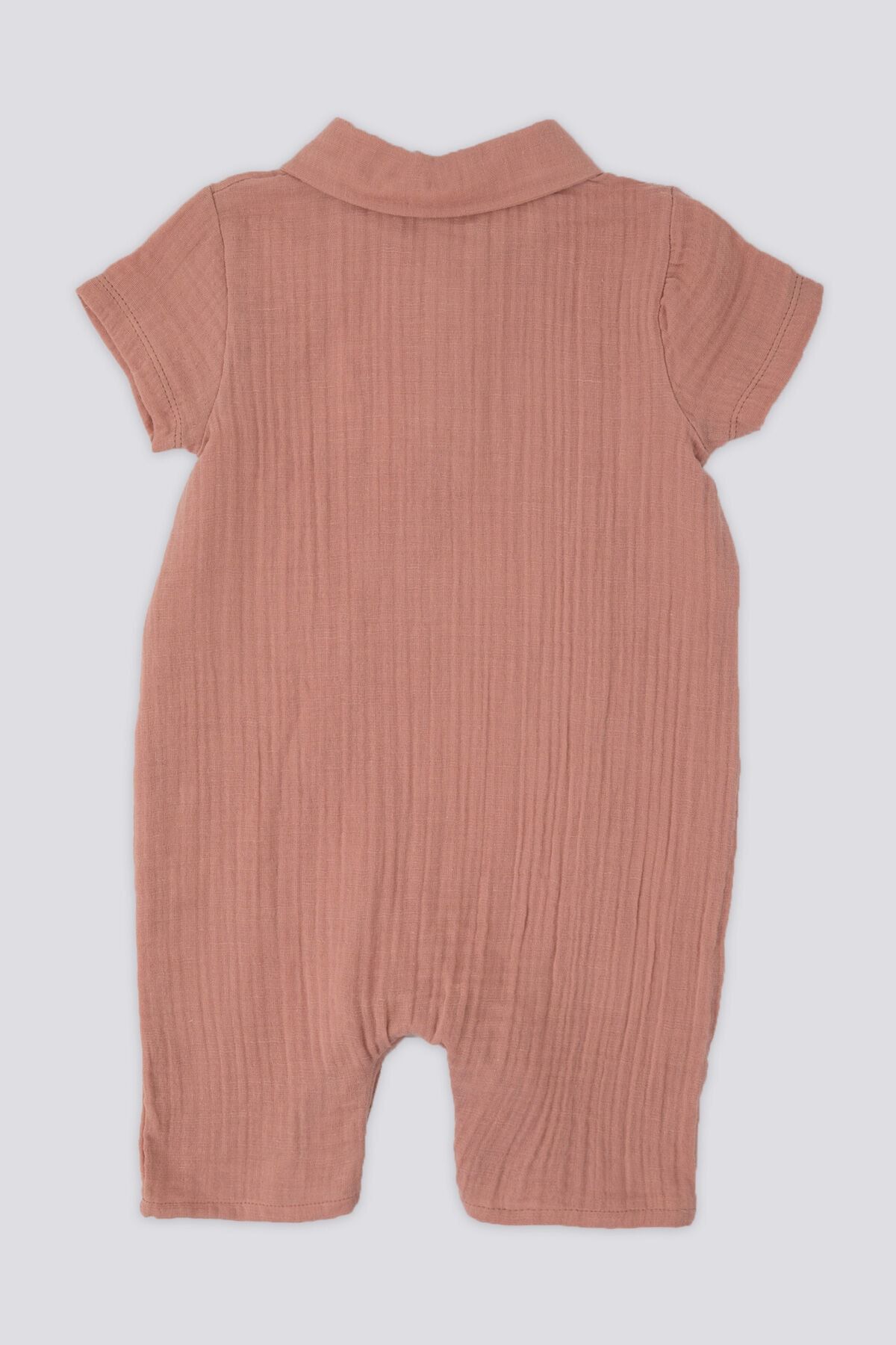 U.S. Polo Assn.-Us Polo Assn Baby Boy Brown Jumpsuit 4