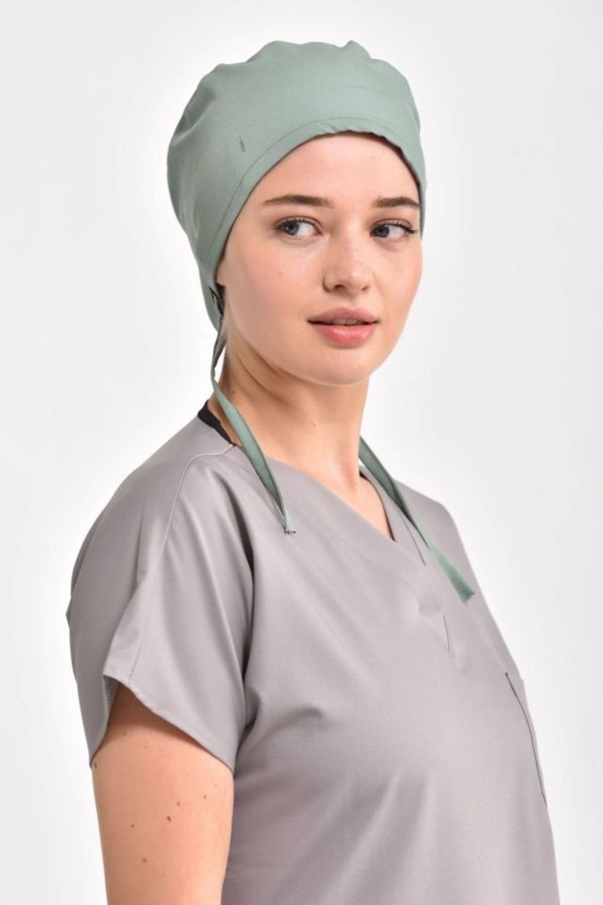 Owlet Medikal Küf Yeşili Likralı Cerrahi Bone