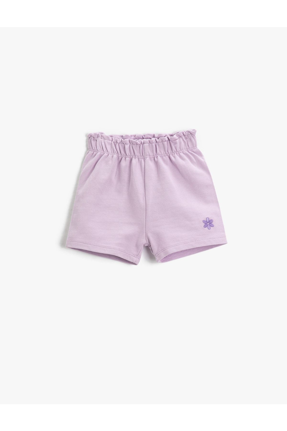 Koton Shorts Lila Mittlerer Bund