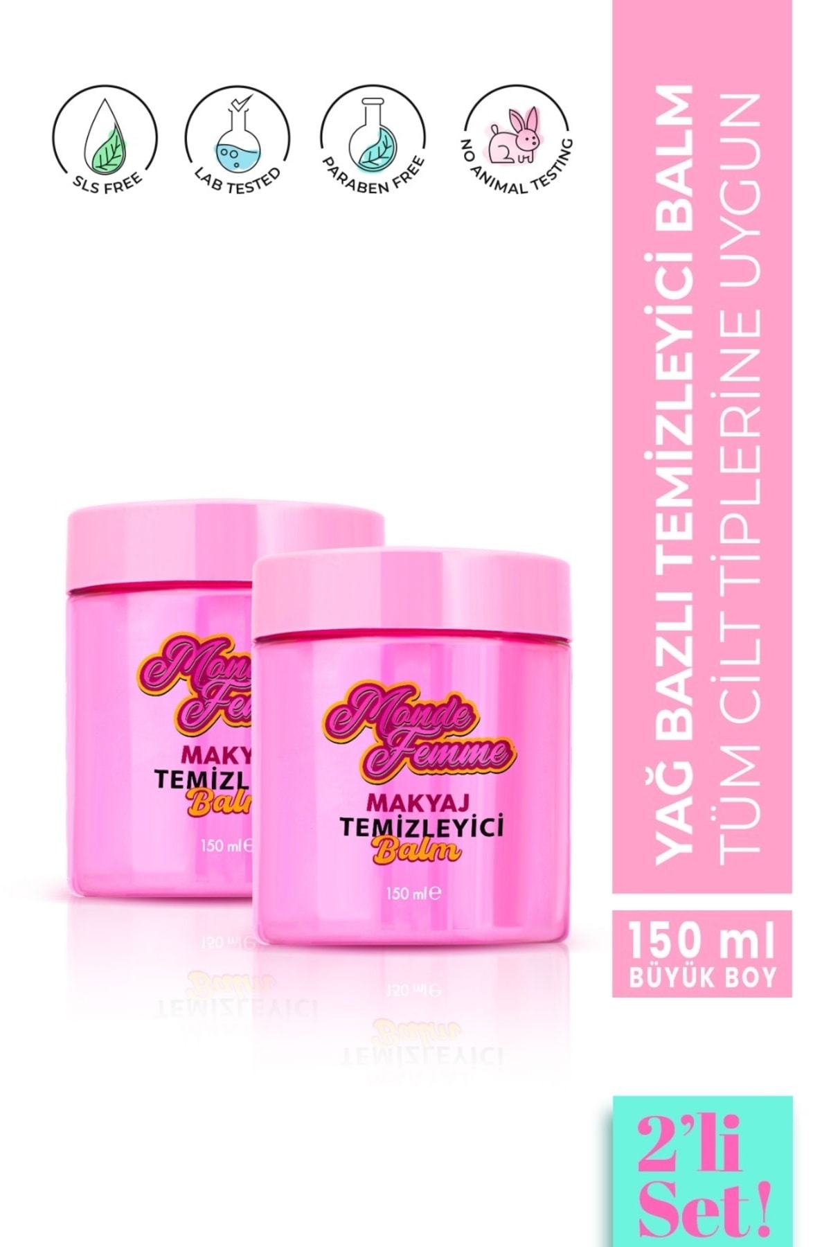 Monde Femme 2'li Makyaj Temizleyici Balm