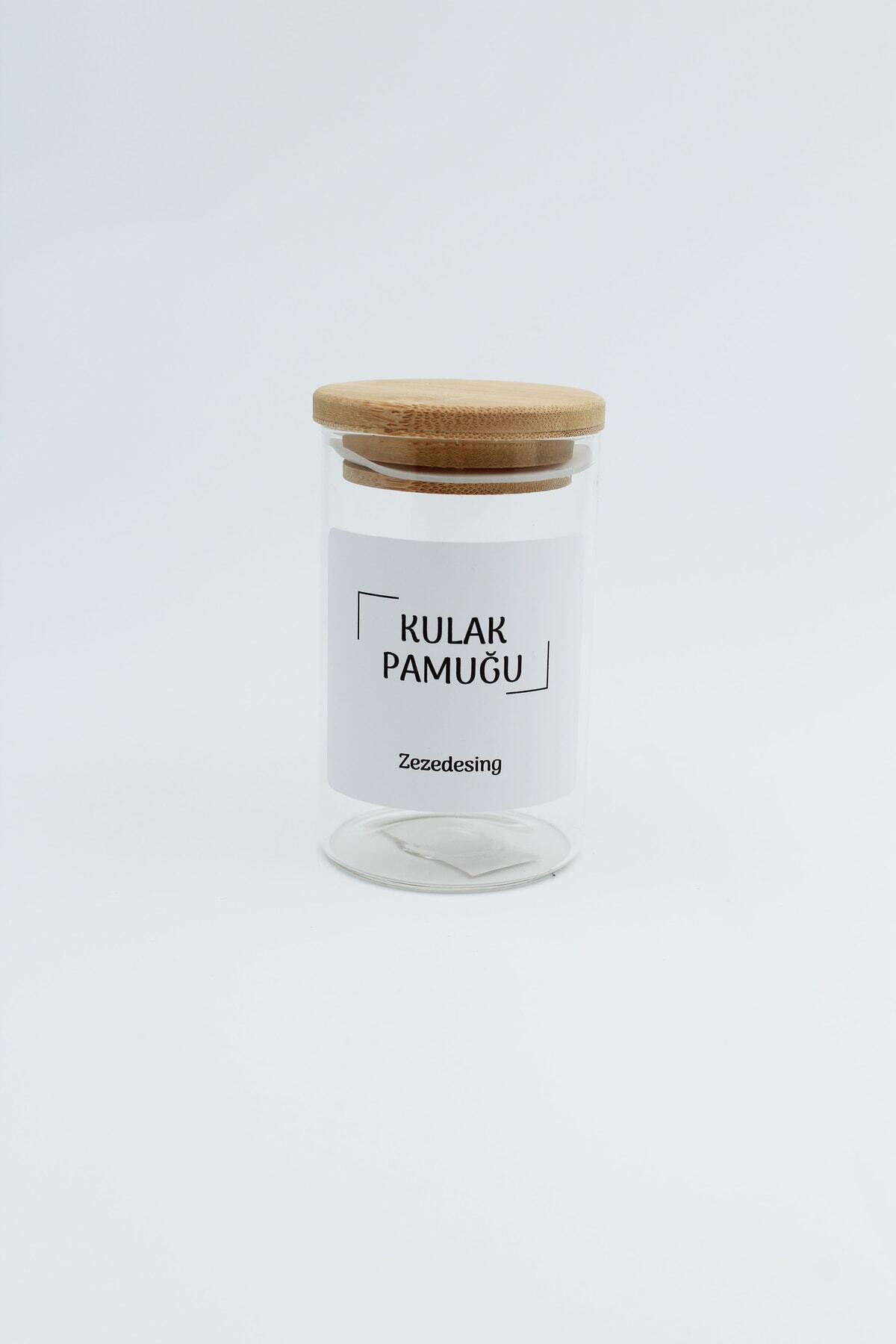 zezedesing-Καπάκι Bamboo Glass Ear Βαμβακερό Βάζο Κουτί 250ml 2