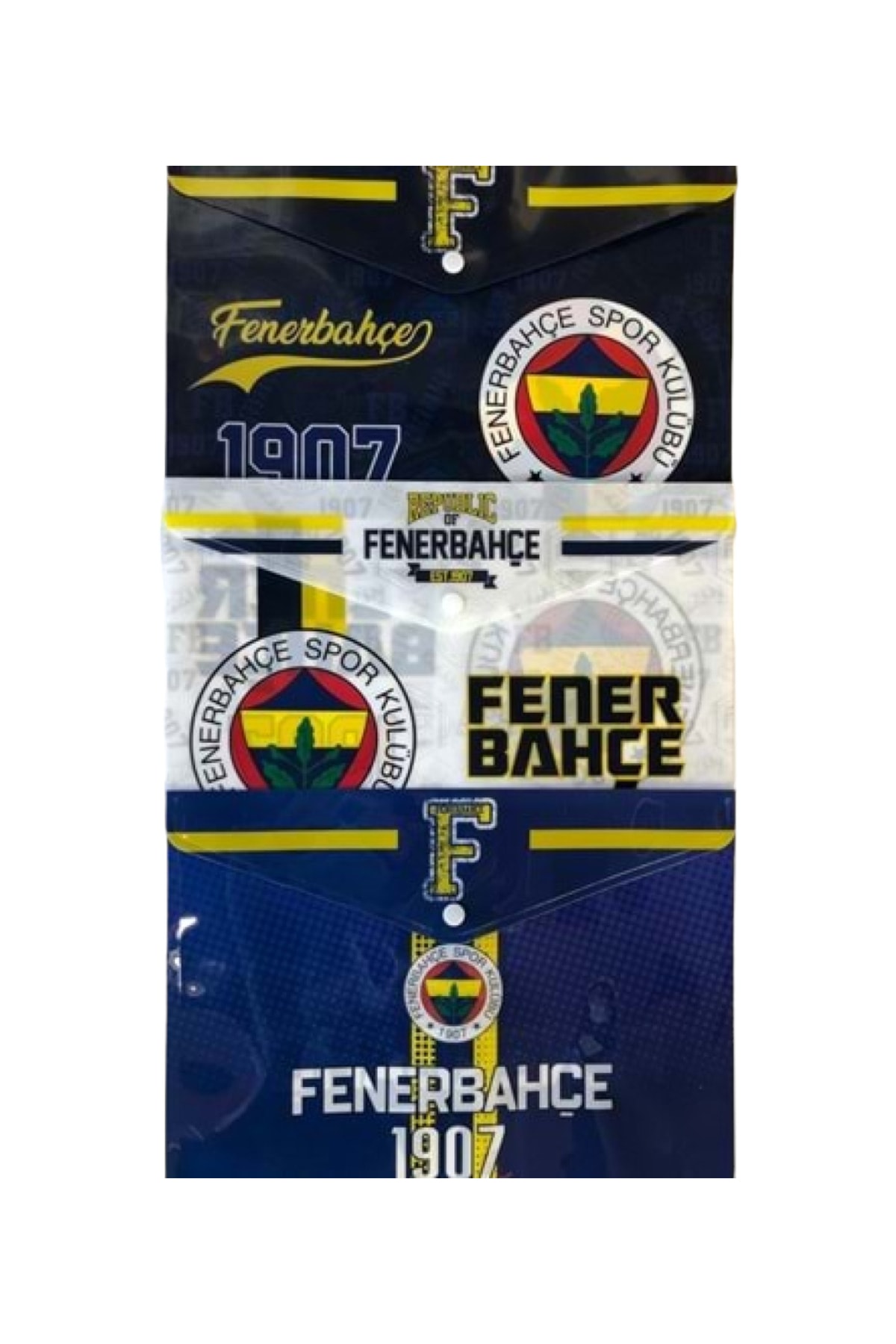 Fenerbahçe Taraftar Çıtçıtlı Zarf Dosya 3 Adet