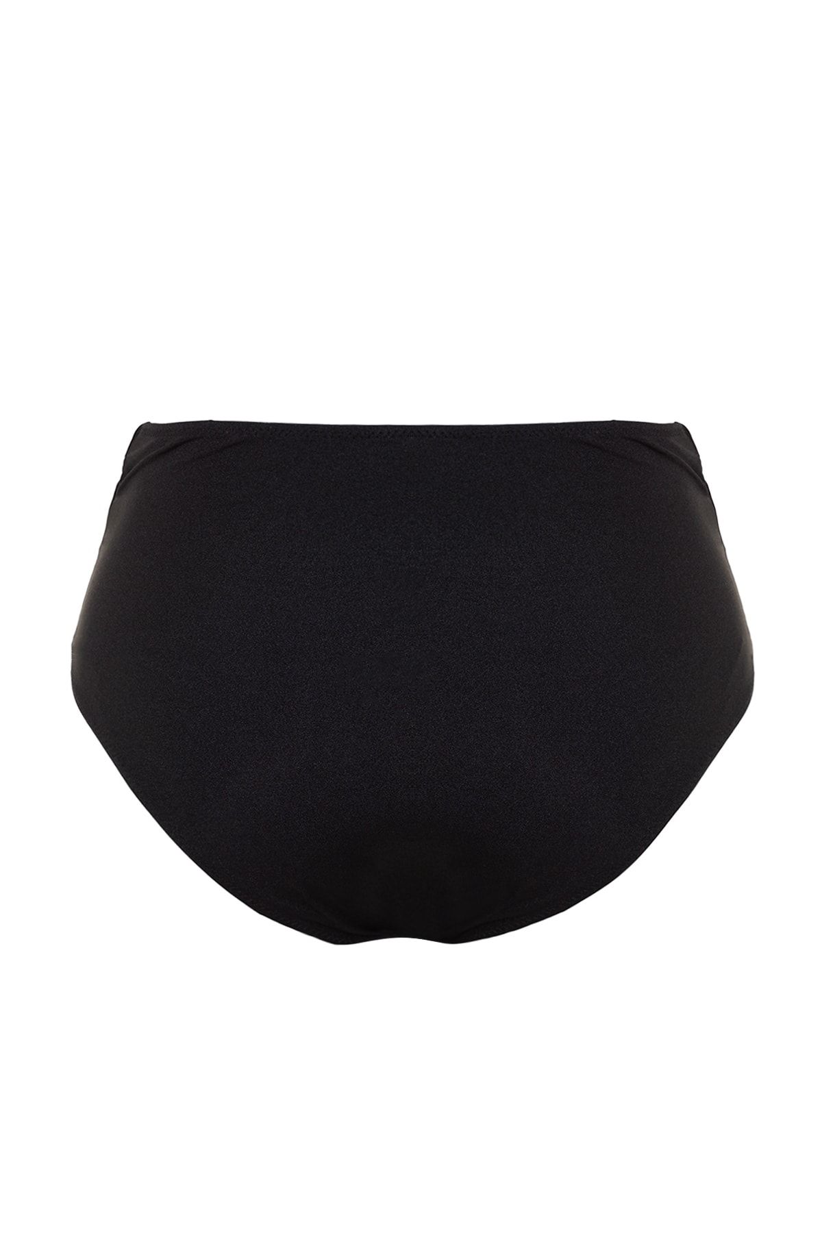Black Crisscross-Waist Cutout Ruched Bikini Bottom – Lookbook Store