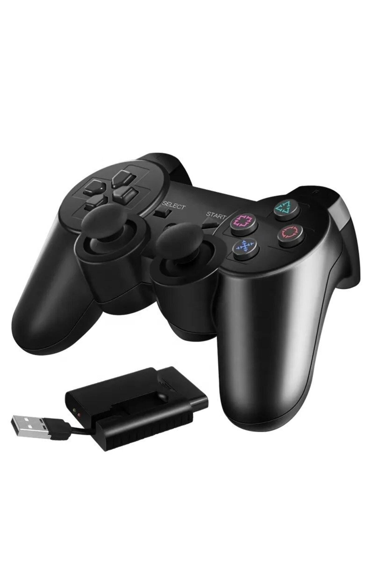 6ın1 Pc Gamepad Kablosuz Titreşimli Oyun Kolu Ps2/ps3/pc/smart Phone/tv Box Uyumlu 2