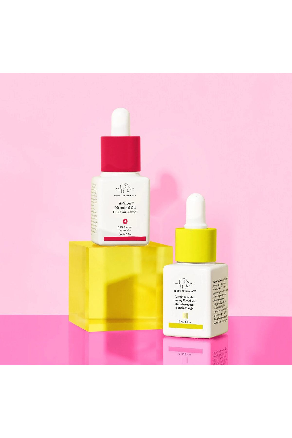 Drunk Elephant A-gloei Maretinol Oil Leke Karşıtı Pürüzsüzleştirici Cilt Bakım Yağı 15ml RN11119