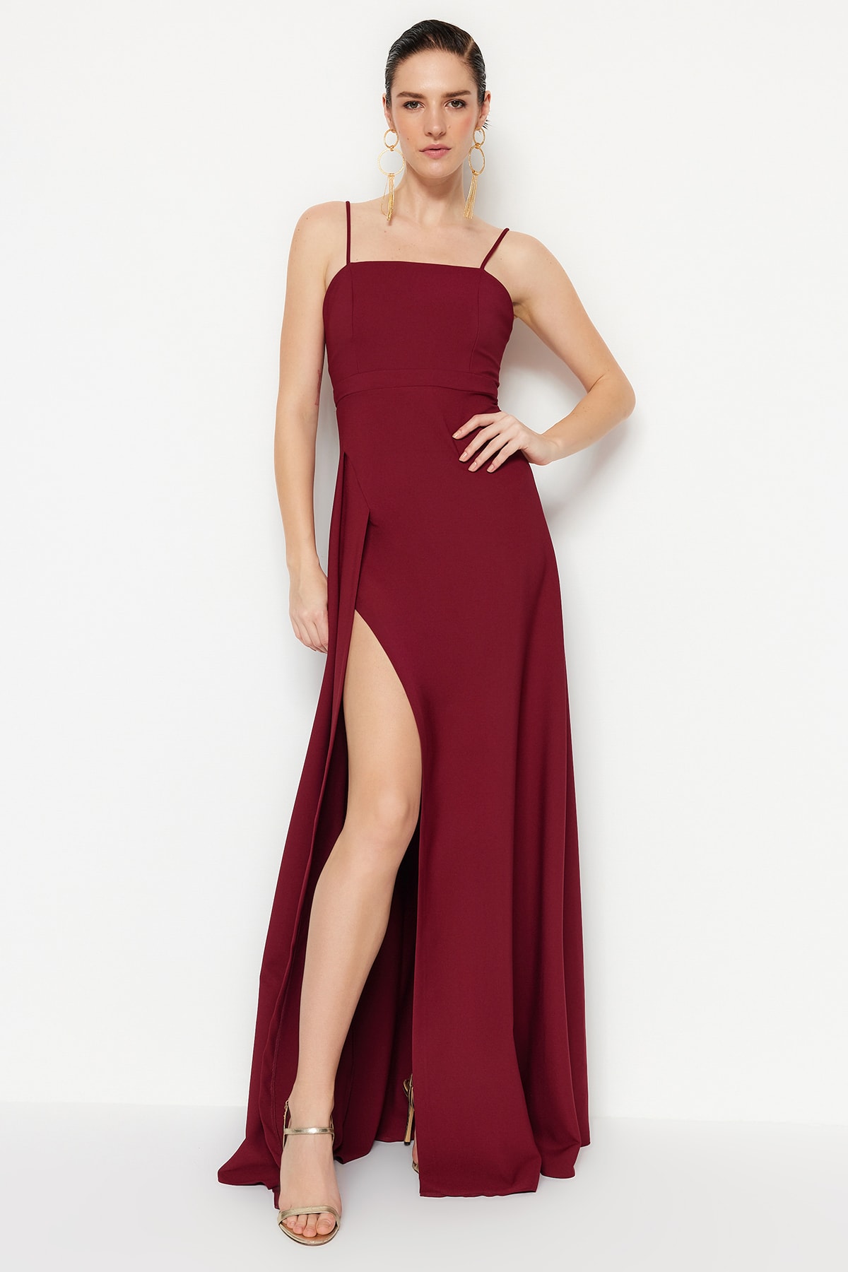 Trendyol Collection Abendkleid & Abschlusskleid - Rot - A-Linie