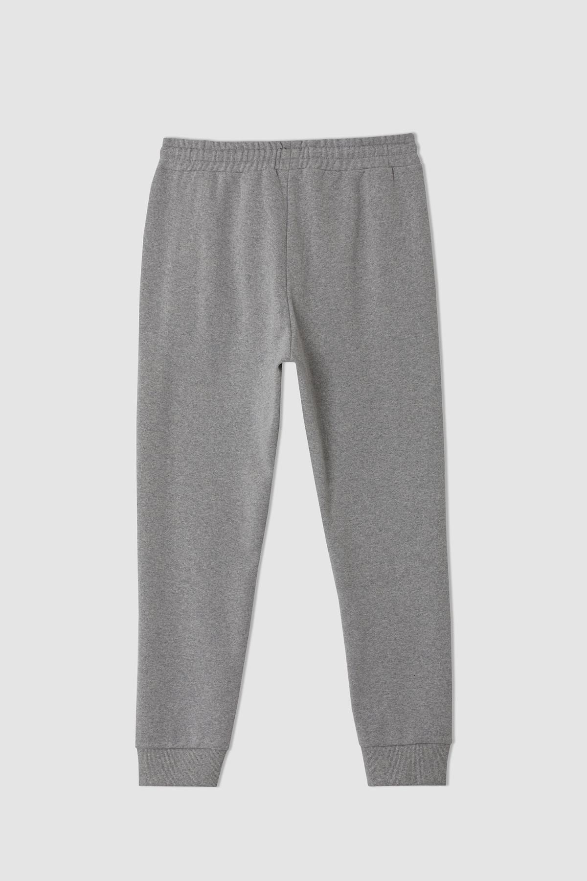 DeFacto-Slim Fit Soft Fuzzy Sweatpants 7