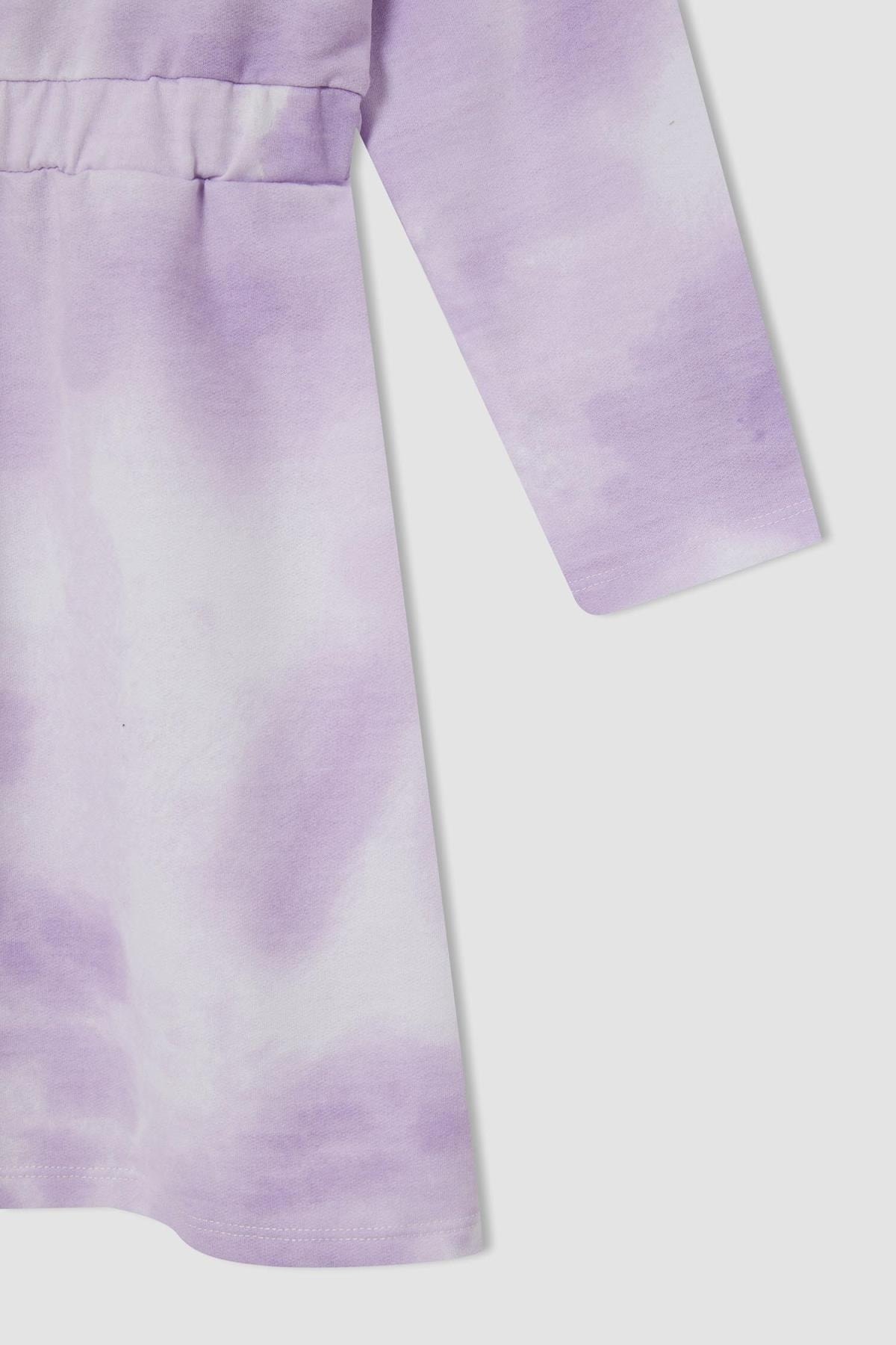 لباس مجلسی دخترانه بنفش دفکتوDefacto | W1294A621AU اورجینال - تصویر 8