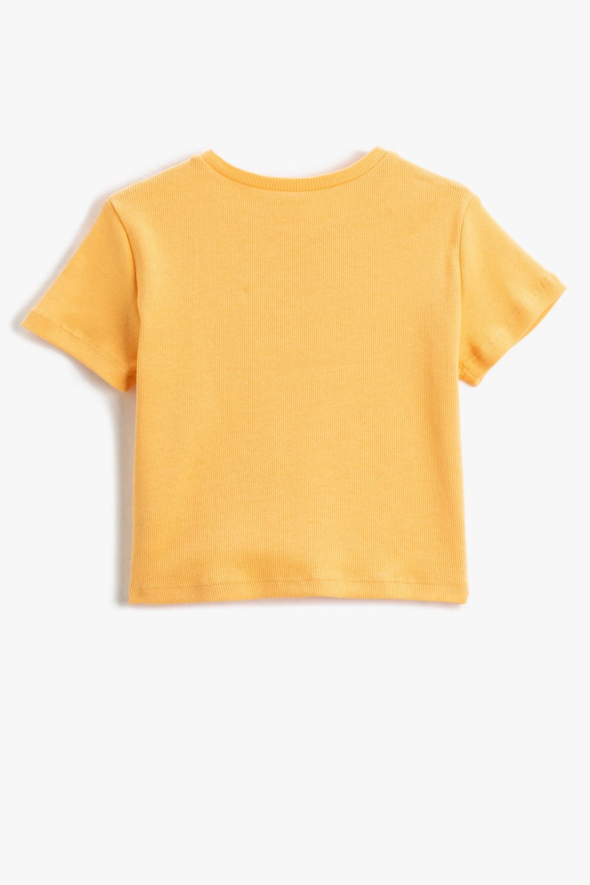 Koton تی شرت نارنجی دخترانه 3SKG10308AK