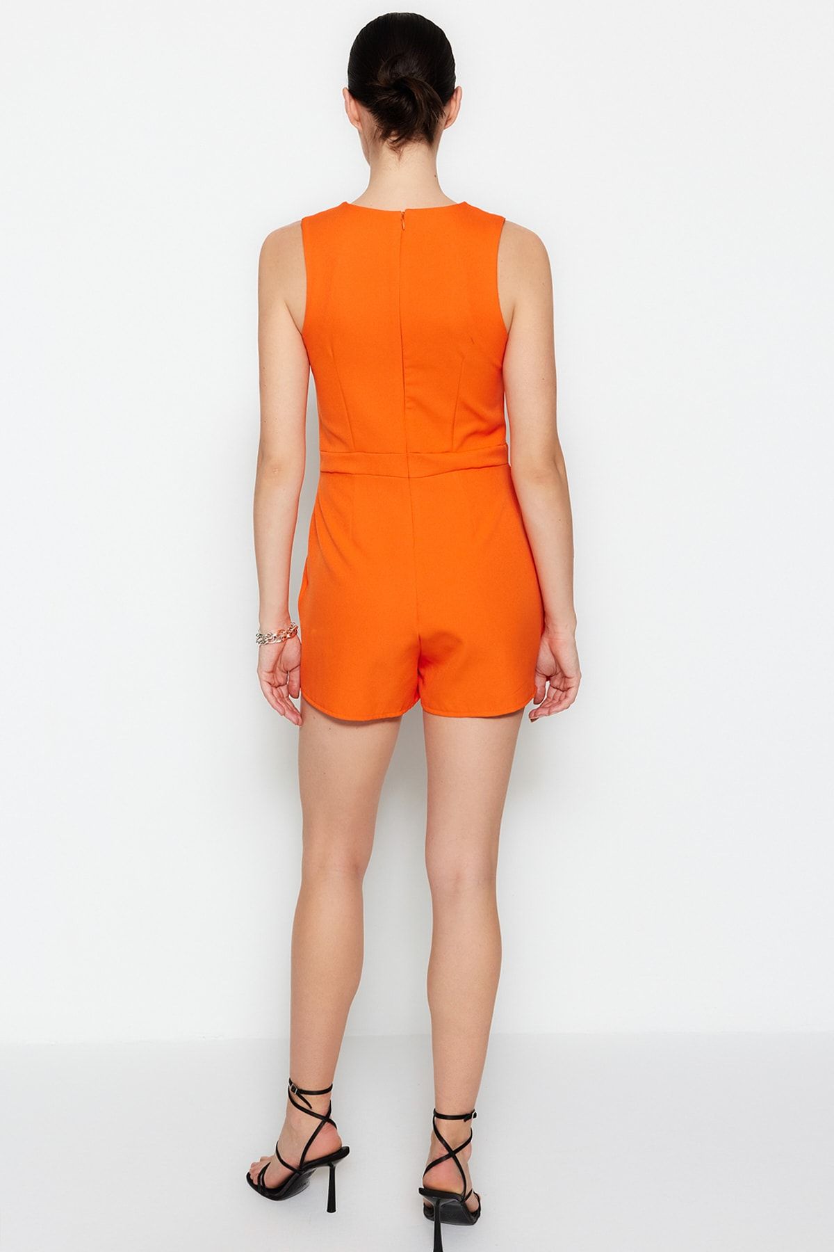 Forever 21 orange jumpsuit clearance
