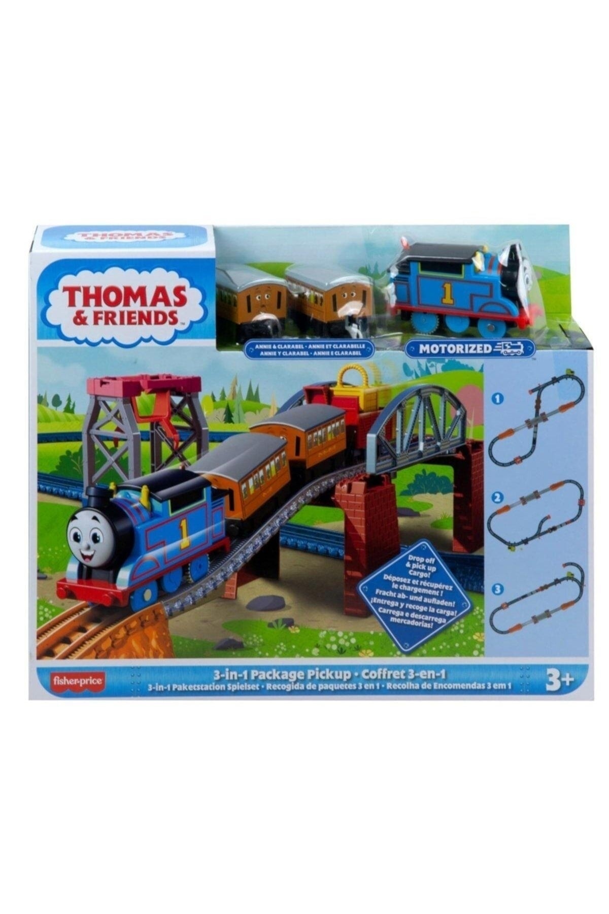 FISHER PRICE Thomas Ve Arkadaşları 3’ü 1 Arada Kargo Maclisinyası Oyun Seti