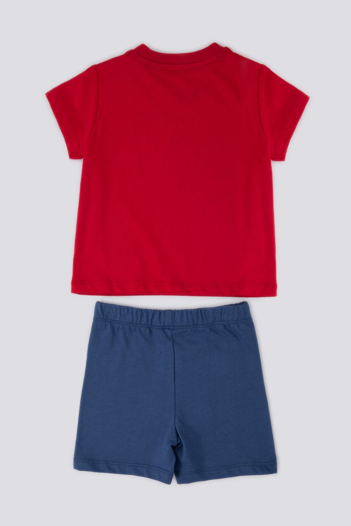 U.S. Polo Assn. پایه. ست تیشرت نوزاد قرمز بافت نرم Polo Assn