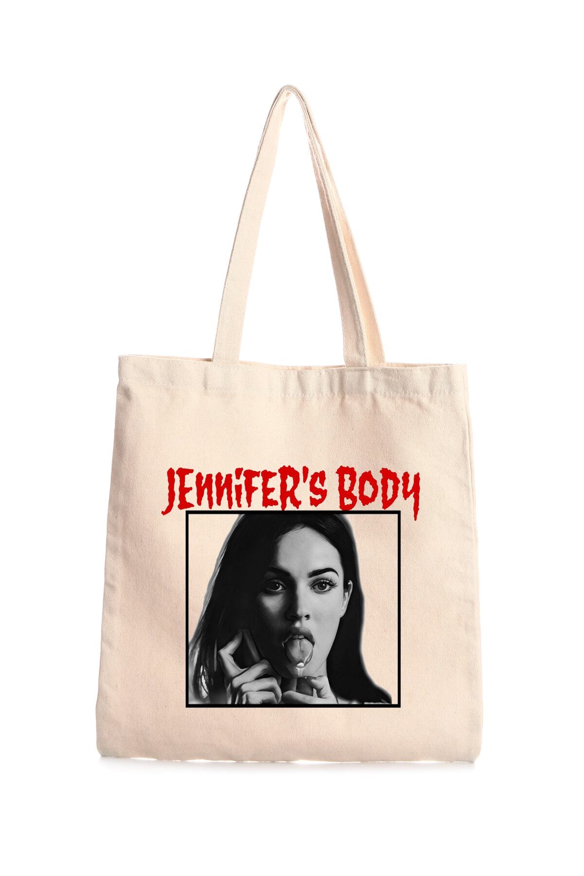 BUFUAL-Jennifer's Body Printed Canvas Bag 1