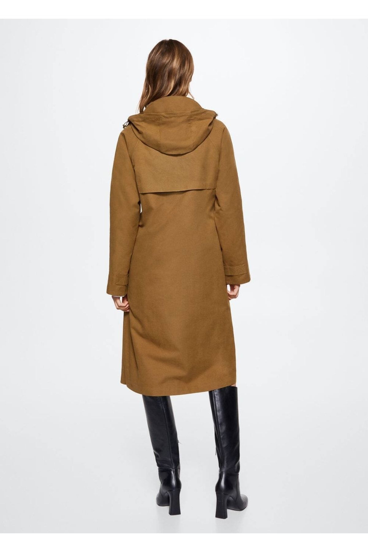 MANGO Woman-Wodoodporna parka z kurtką w środku 4