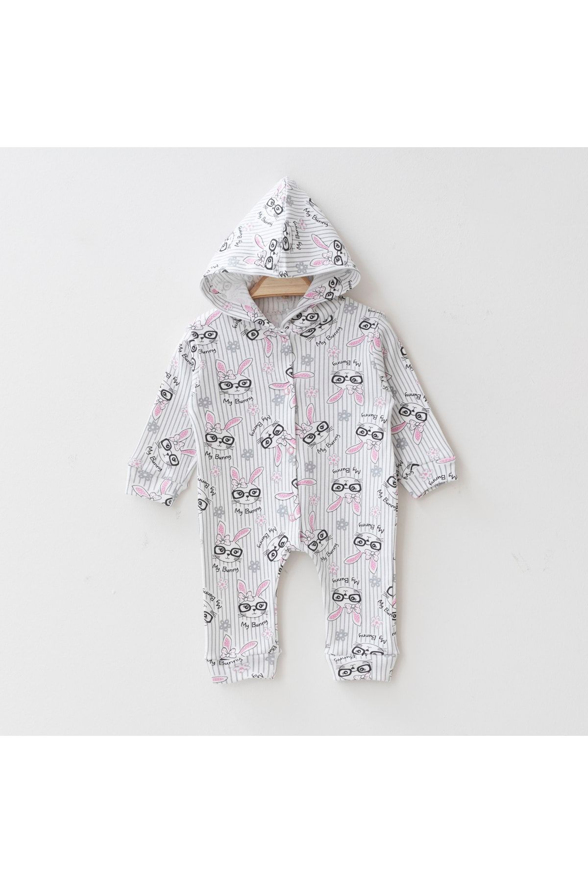 Комбинезон Melish Baby Rabbit Patterned с капюшоном 4521