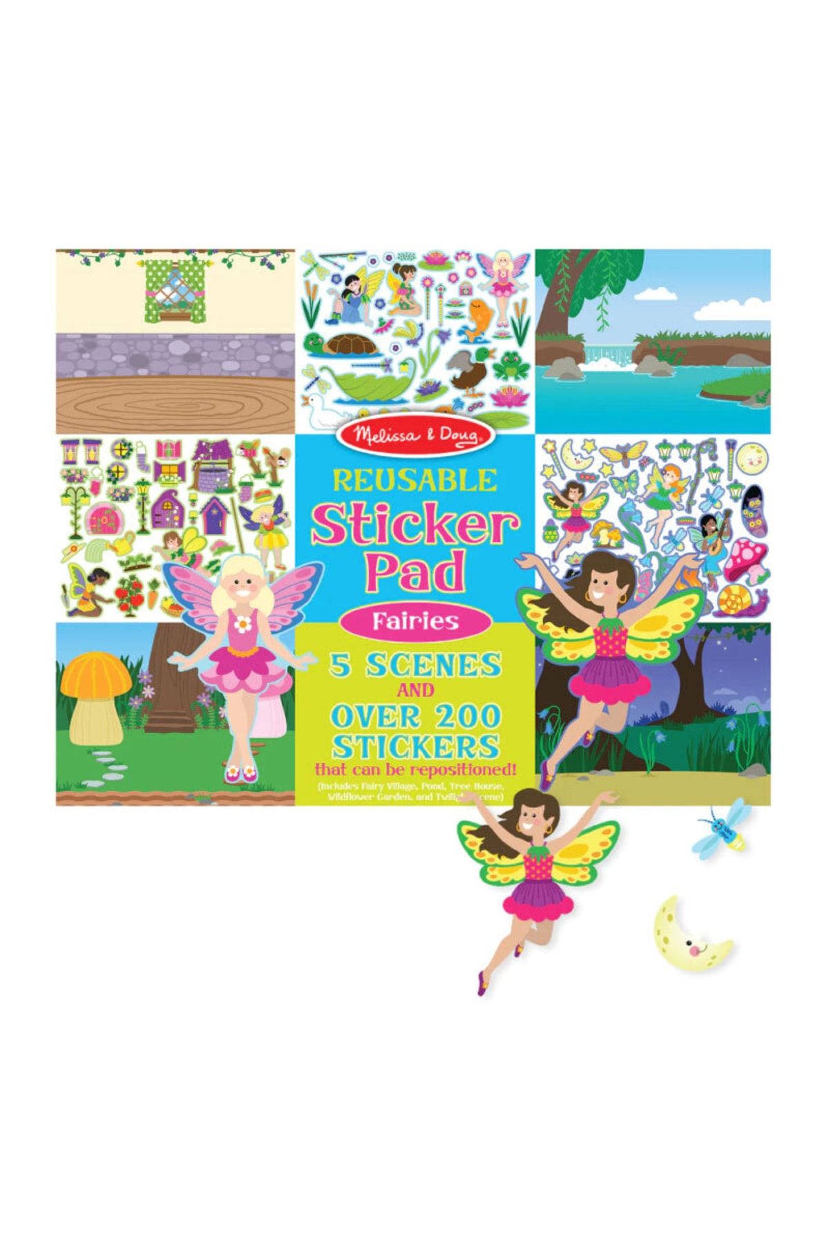 اسباب بازی های آموزشی Melissa Doug جمع آوری علاقه پری ها Melissa & Doug
