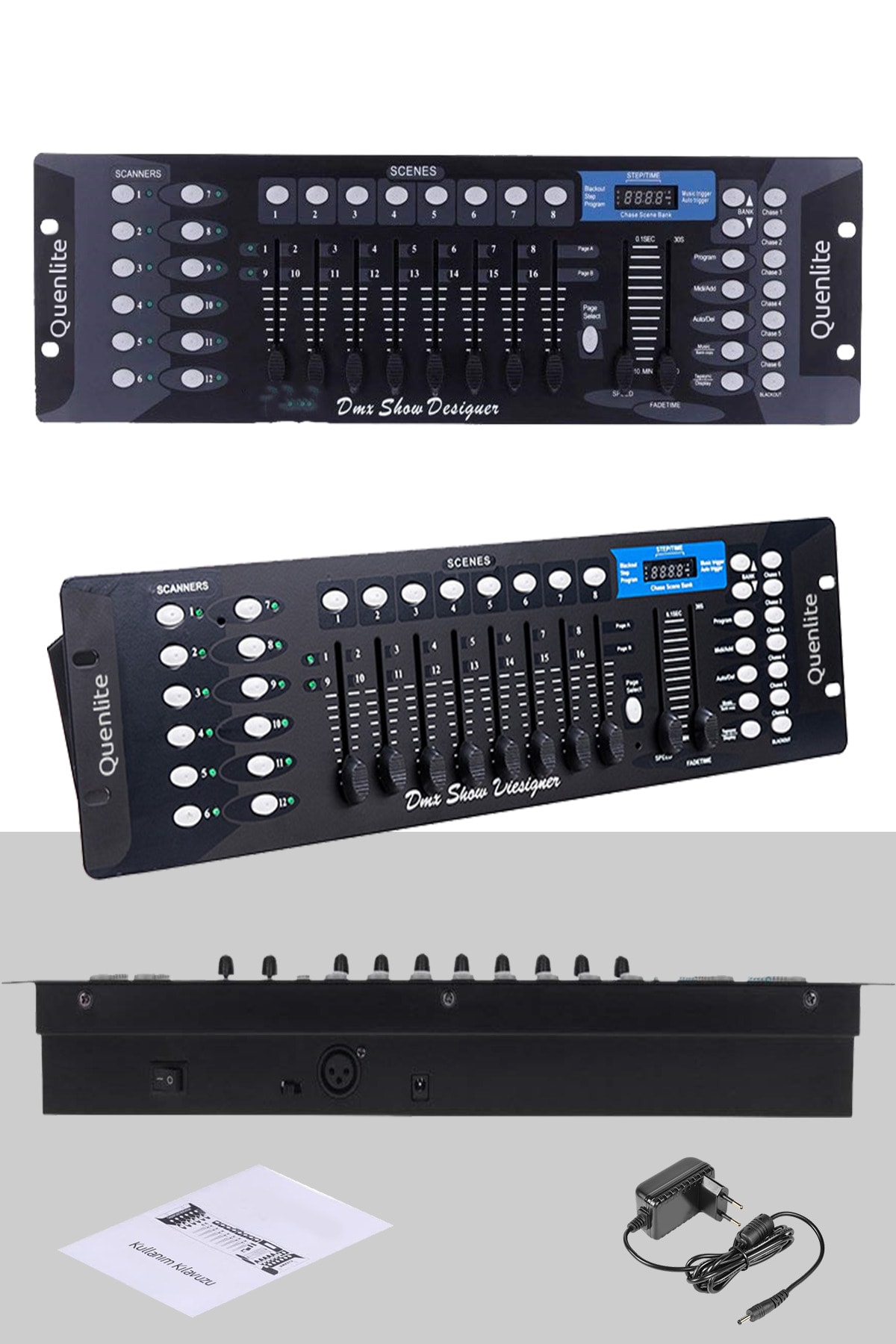 Quenlite Dmx-1 Sahne Işık Kontrol Mikseri Masası Dmx512 192 Kanal