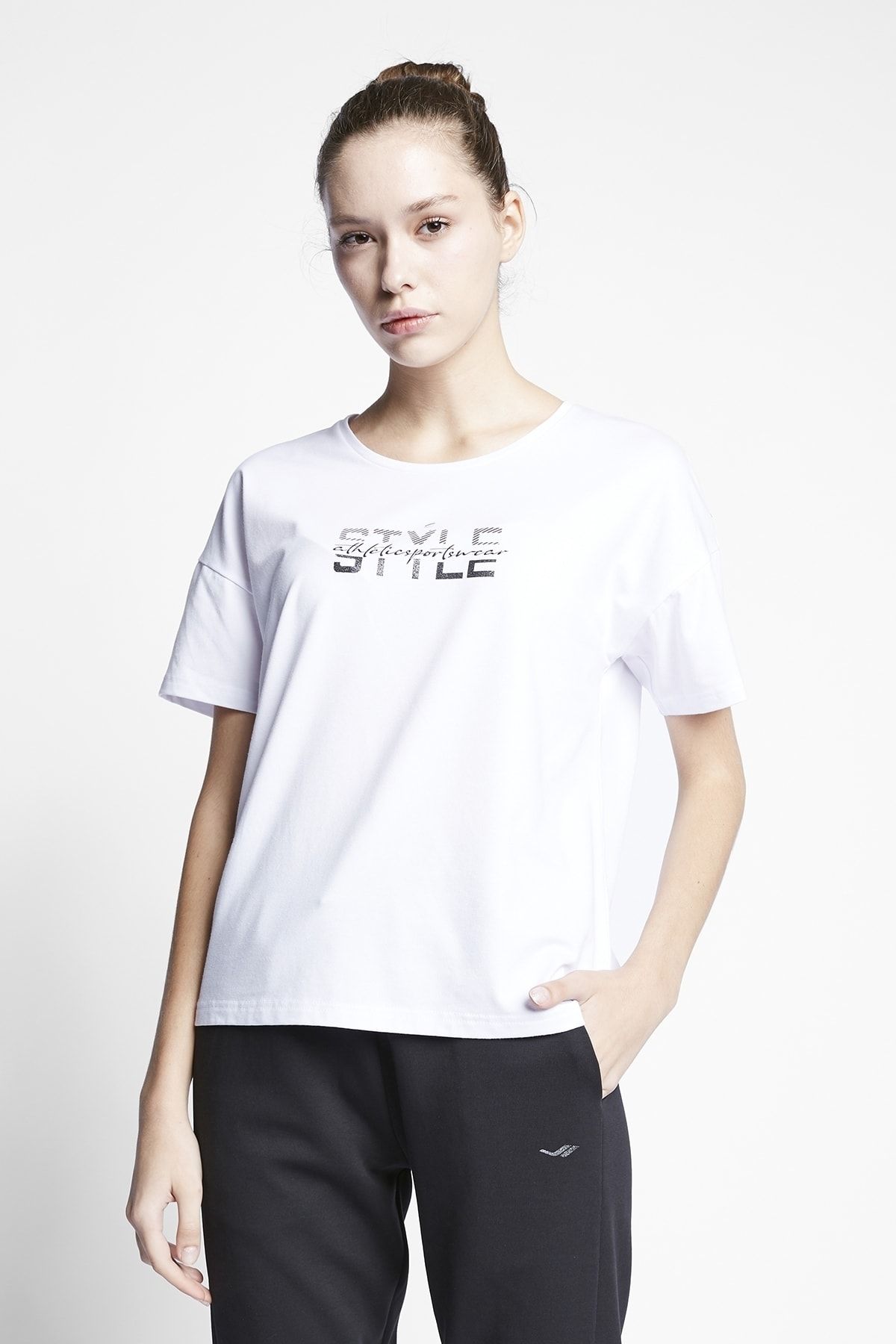 Lescon T-Shirt Weiß Regular Fit