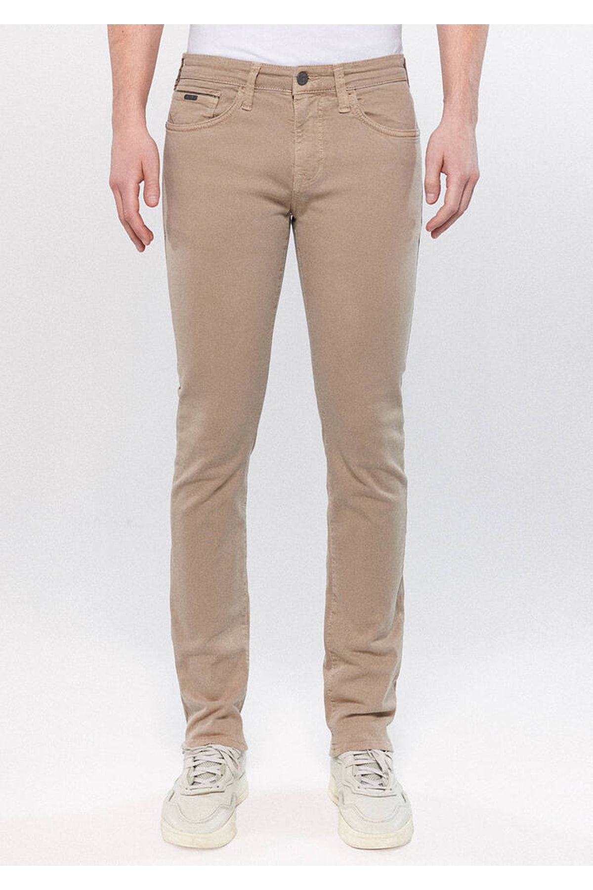 Mavi Jake Bej Comfort Gabardin Pantolon 81549
