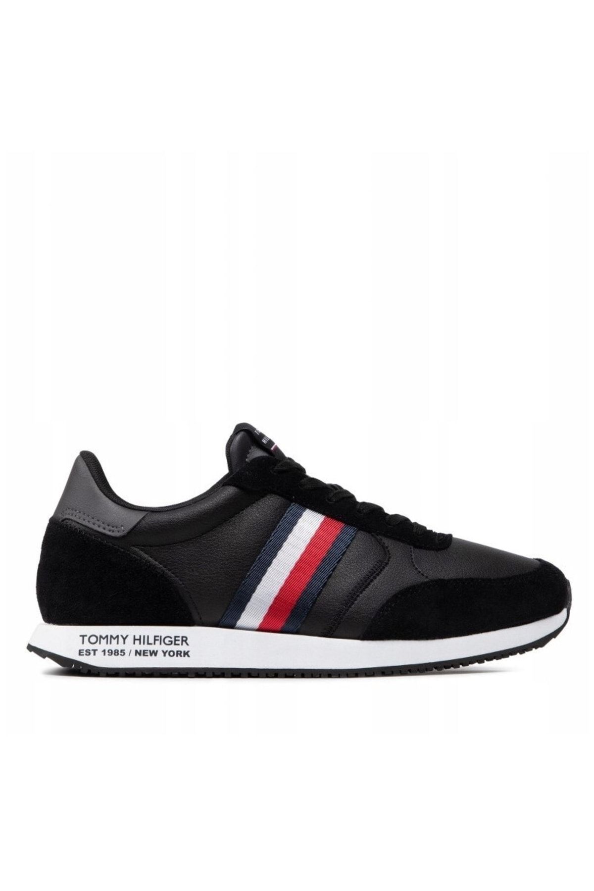 Tommy Hilfiger Xm0xm02026 Runner Deri Erkek Ayakkabı ZN7760