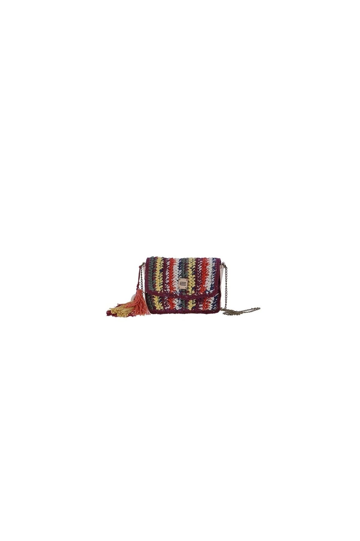 EFERRI Messenger Bag Mehrfarbig Ethno-Muster