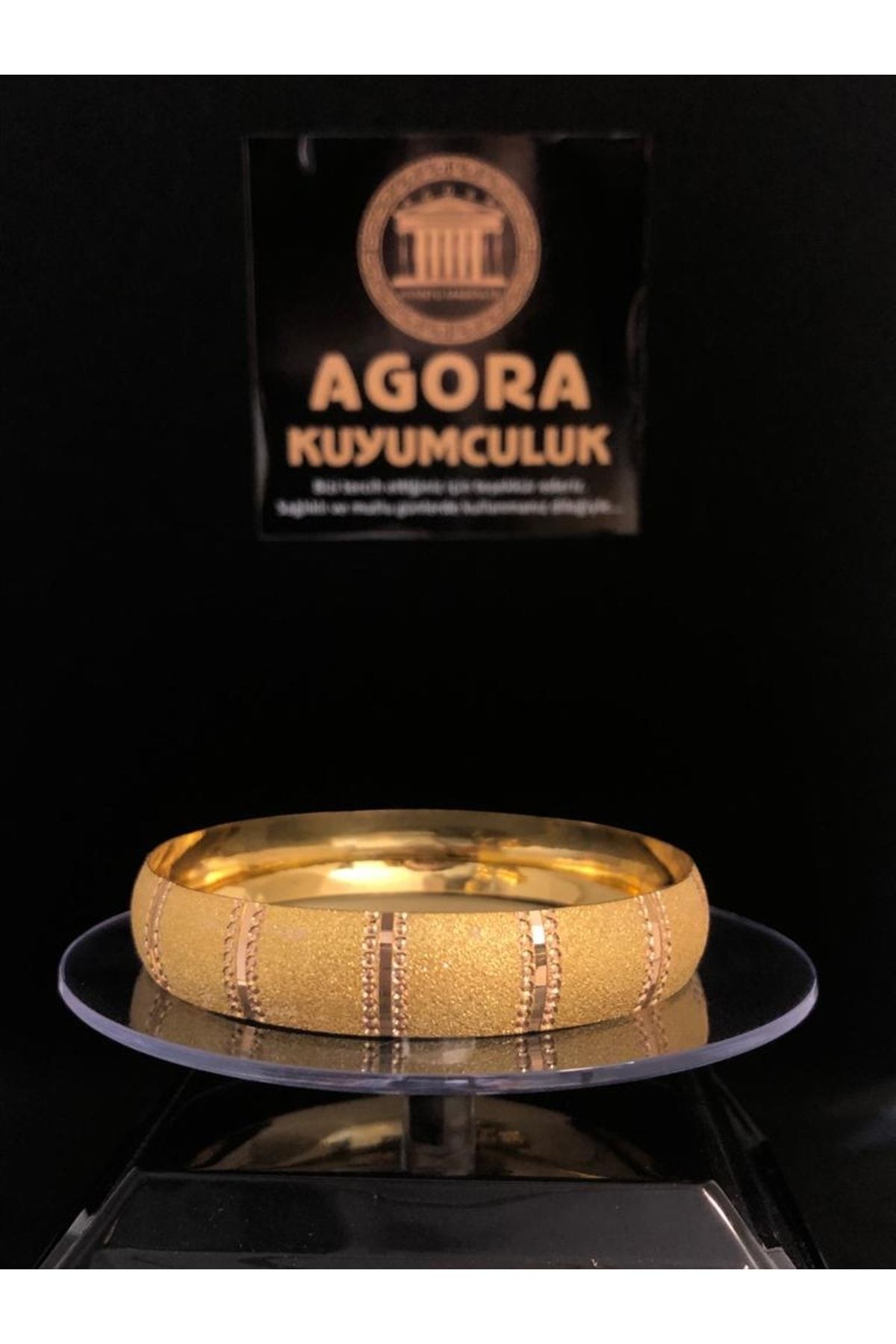 Agora Kıymetli Madenler 22 Ayar 15 gram Yatırımlık Bilezik