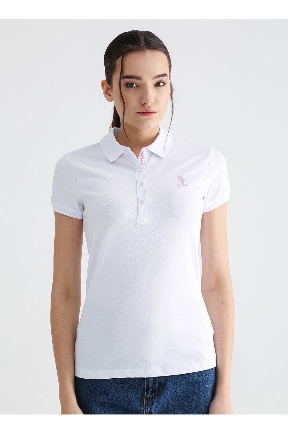U.S. Polo Assn. تی شرت، Xs، سفید