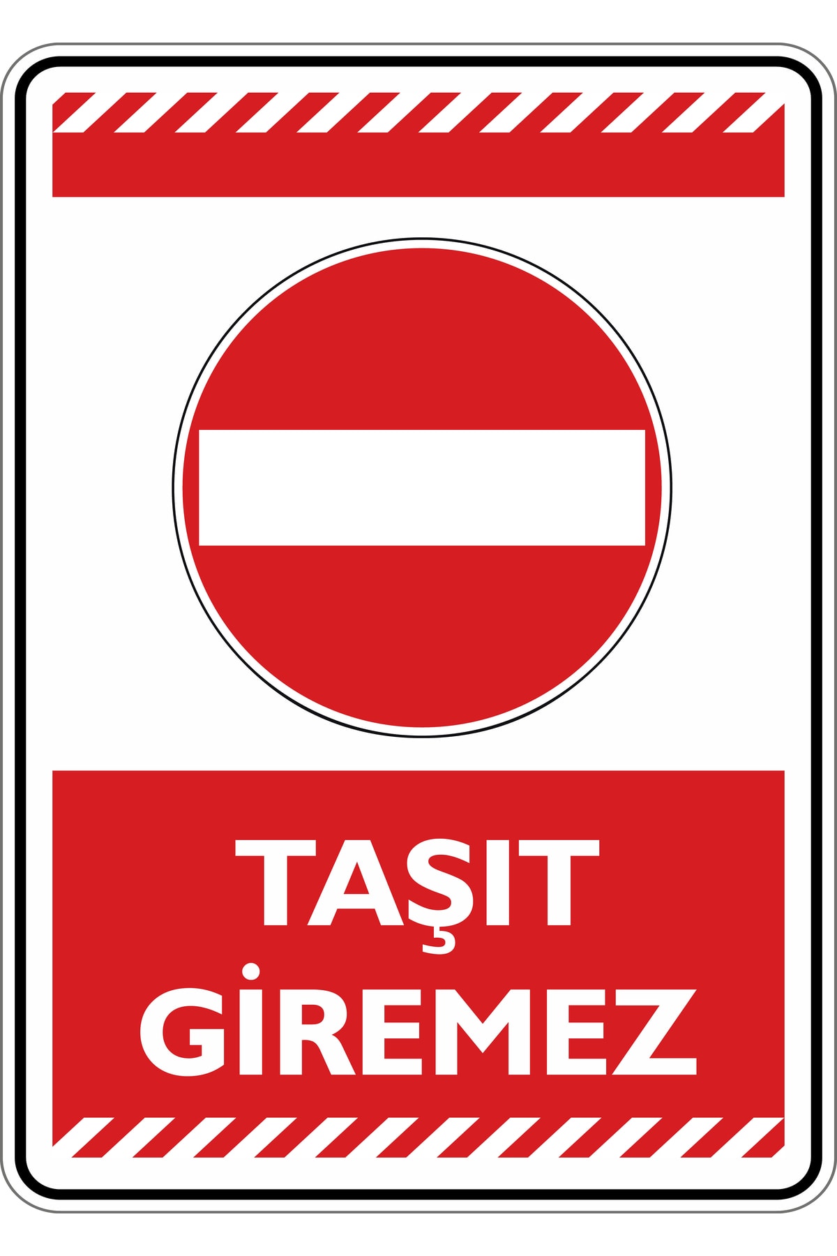 35x50cm /phosphorus Composite/No Vehicles Allowed