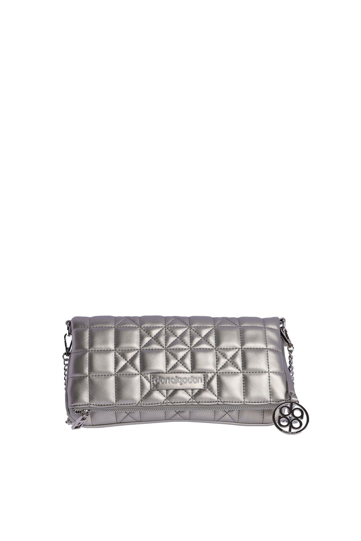 DON ALGODON Messenger Bag Grau Unifarben