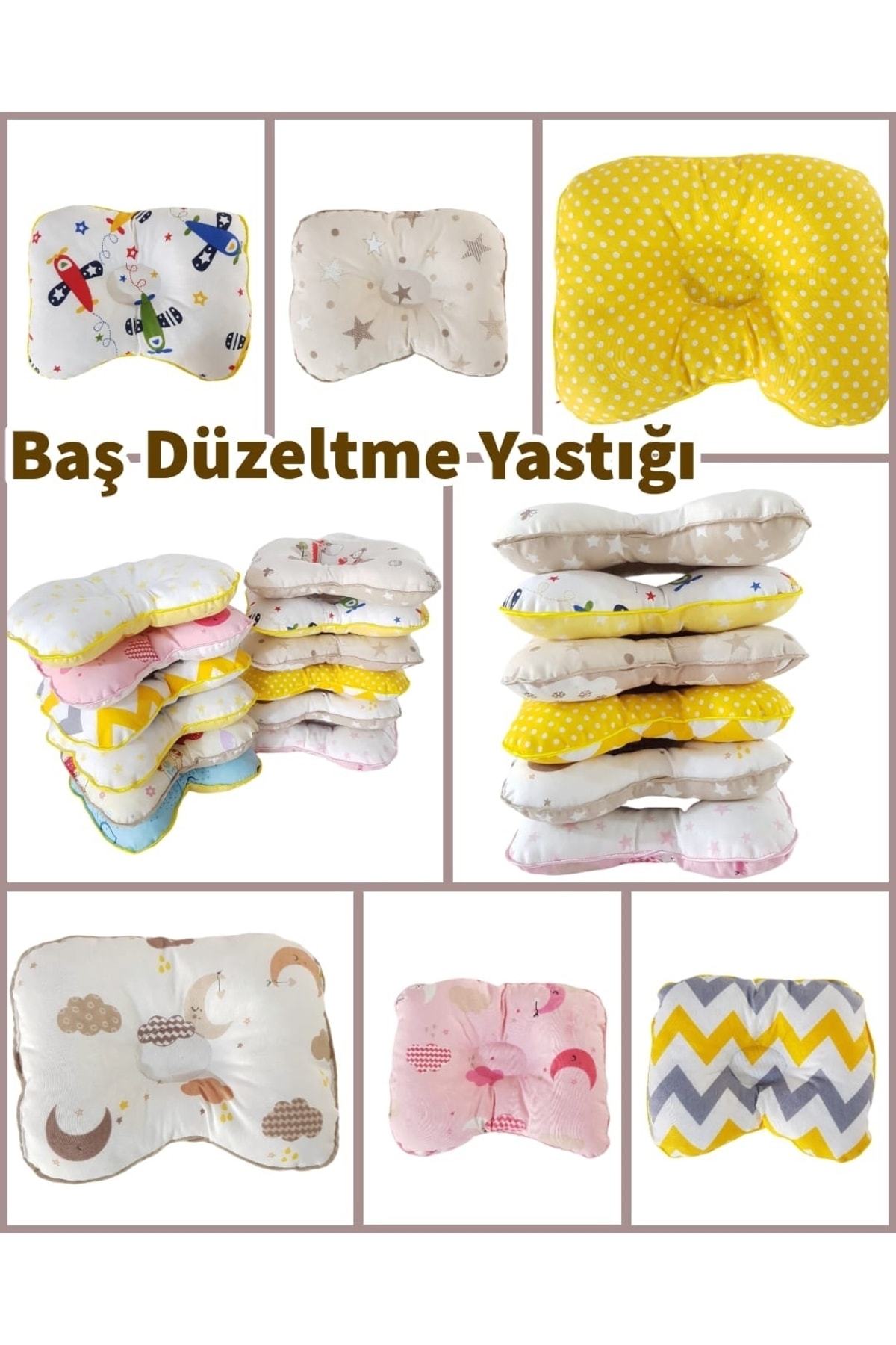 Bebek Düz Kafa Yastığı **hediye Yastık Kılıfı Hediye Salya Önlüğü** 4