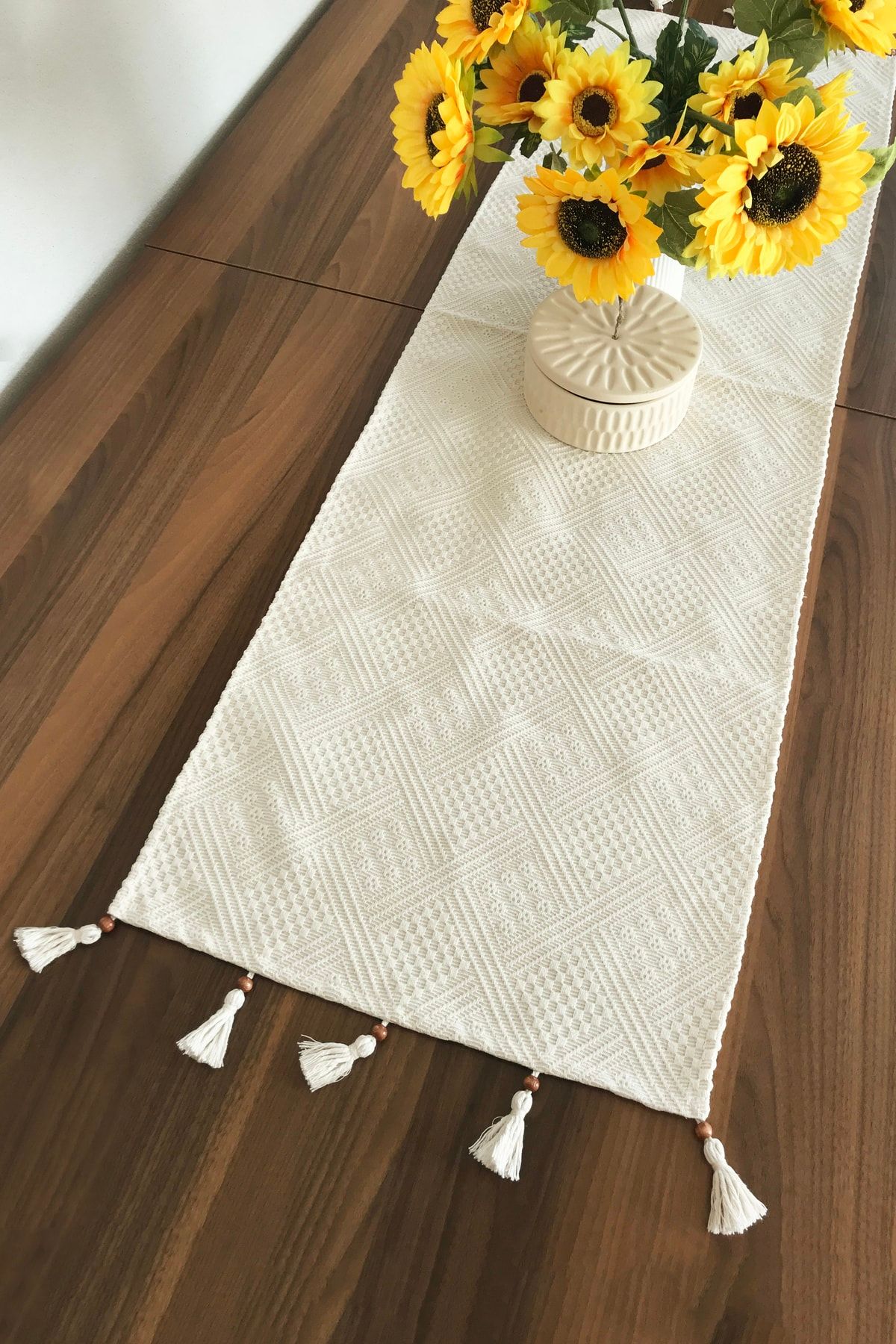 Home Badie Runner & Placemat - Beige - Rectangle - Trendyol