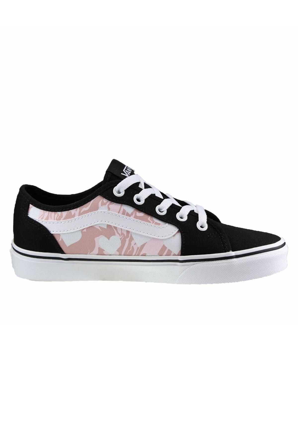 Pink & black vans sale