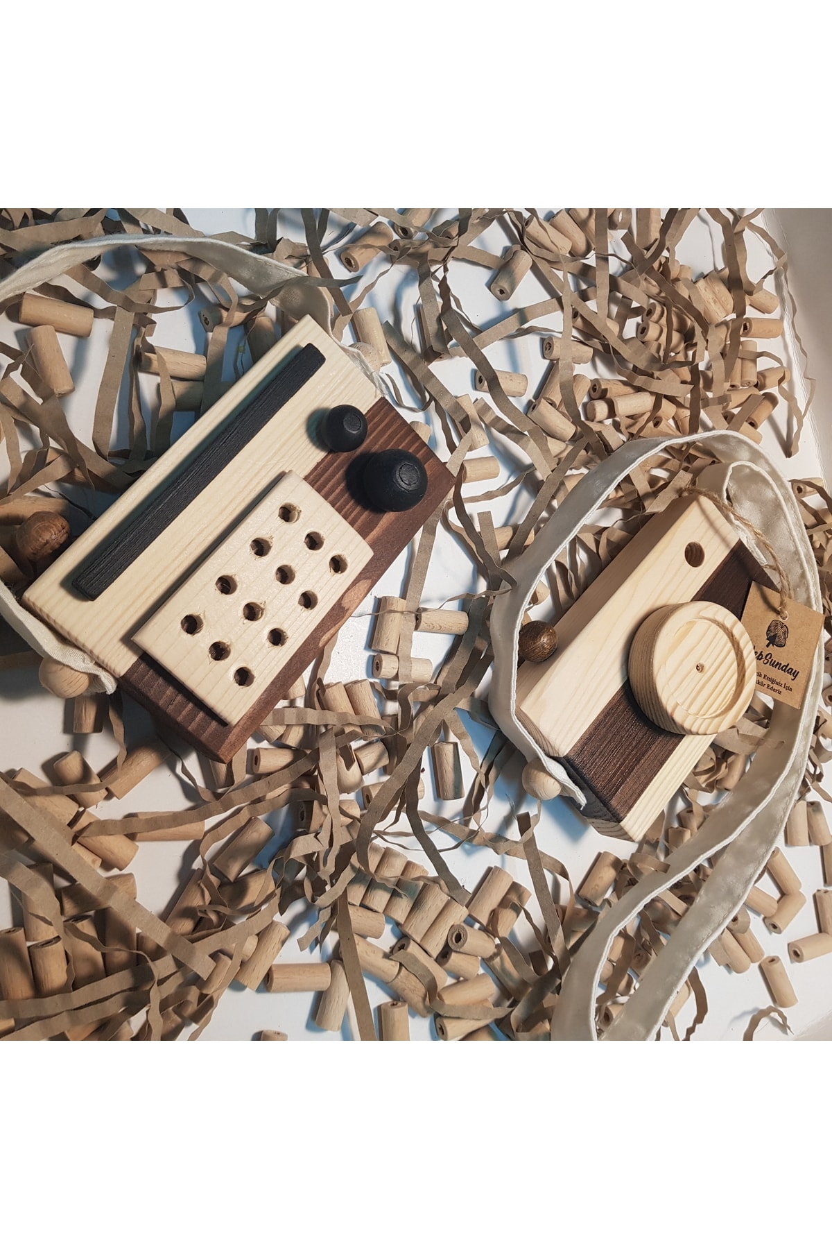 aswood Ahşap Elyapımı Waldord Hediyelik Baby Oyuncak Set, Dekoratif Oyuncak, Eğitici Oyuncak, Çocuk Oyuncak fotoğrafı 3 (önizleme)