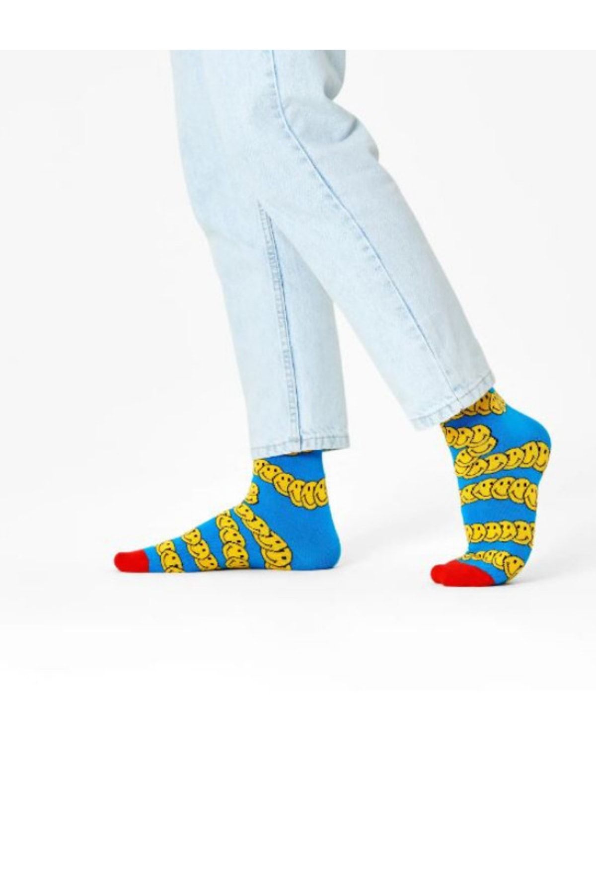 Happy Socks Imported Special Series Unisex Colorful Socket Zen Smiley Socks